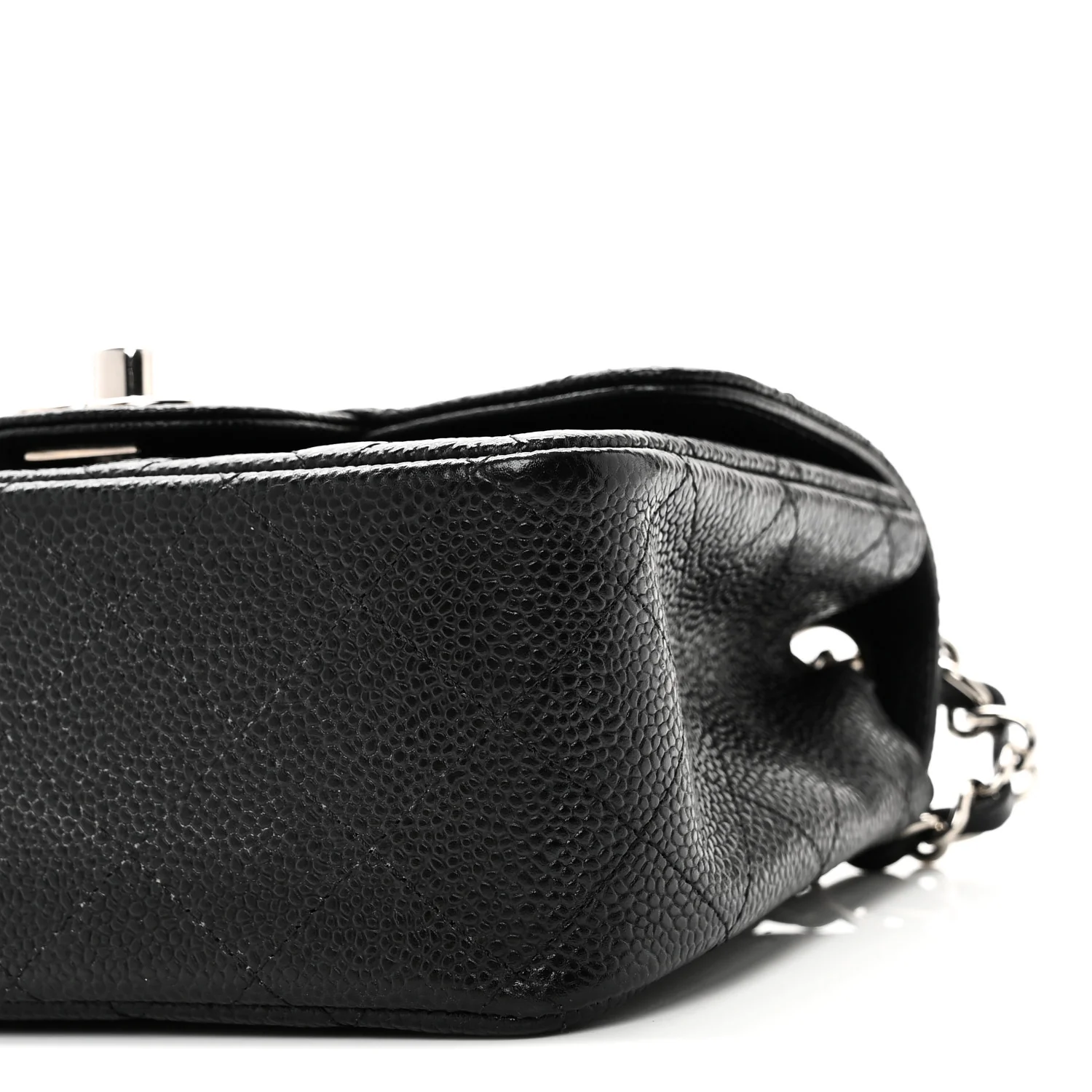 Caviar Quilted Mini Square Flap Black - Image 10