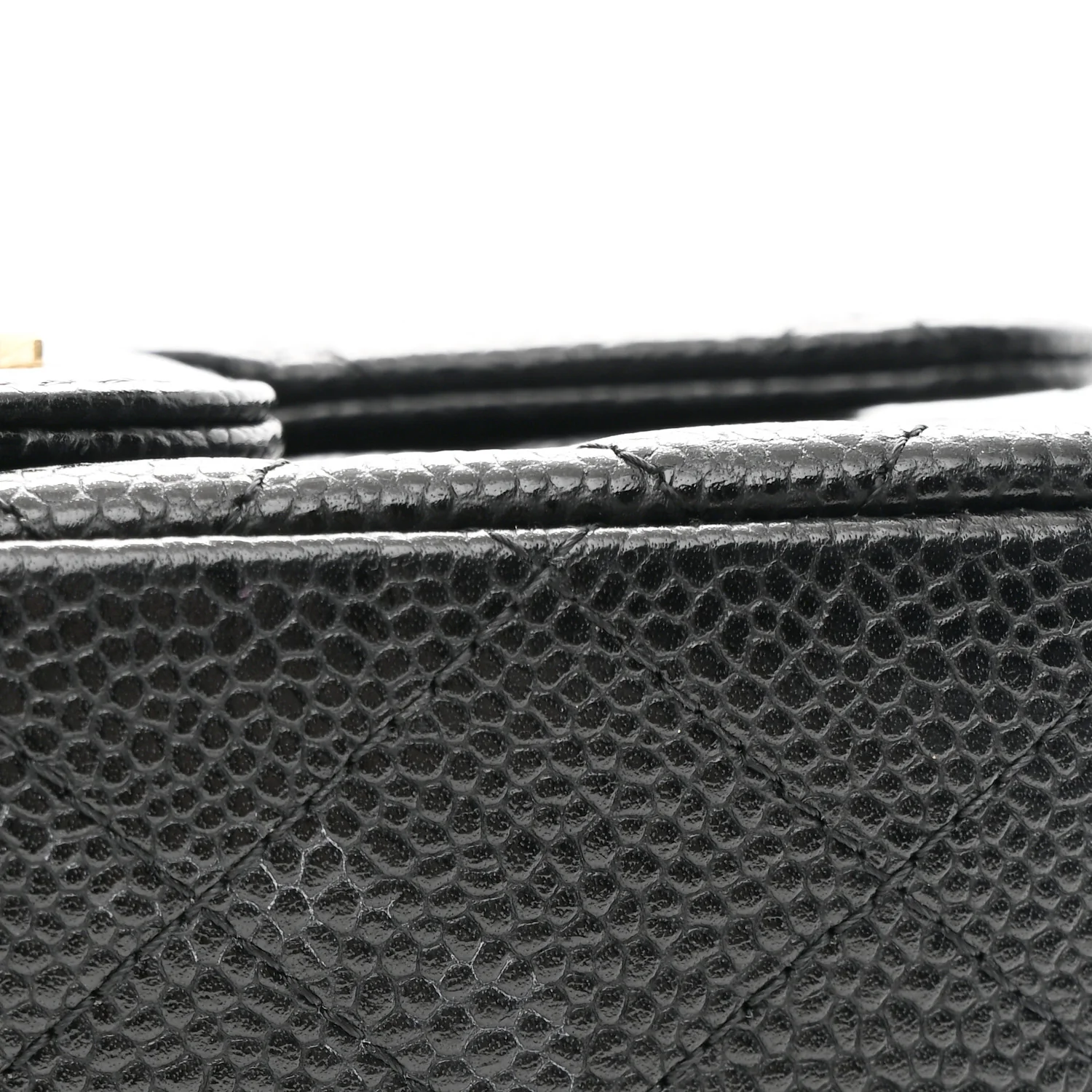 Caviar Quilted Mini Square Flap Black - Image 12