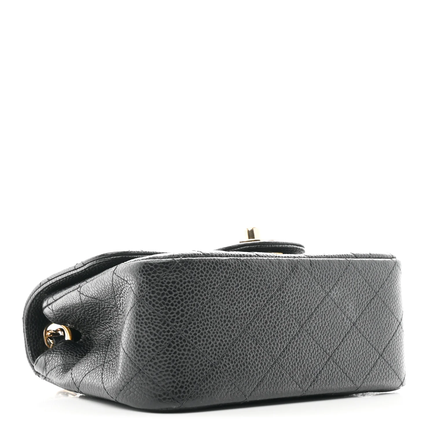 Caviar Quilted Mini Square Flap Black - Image 4