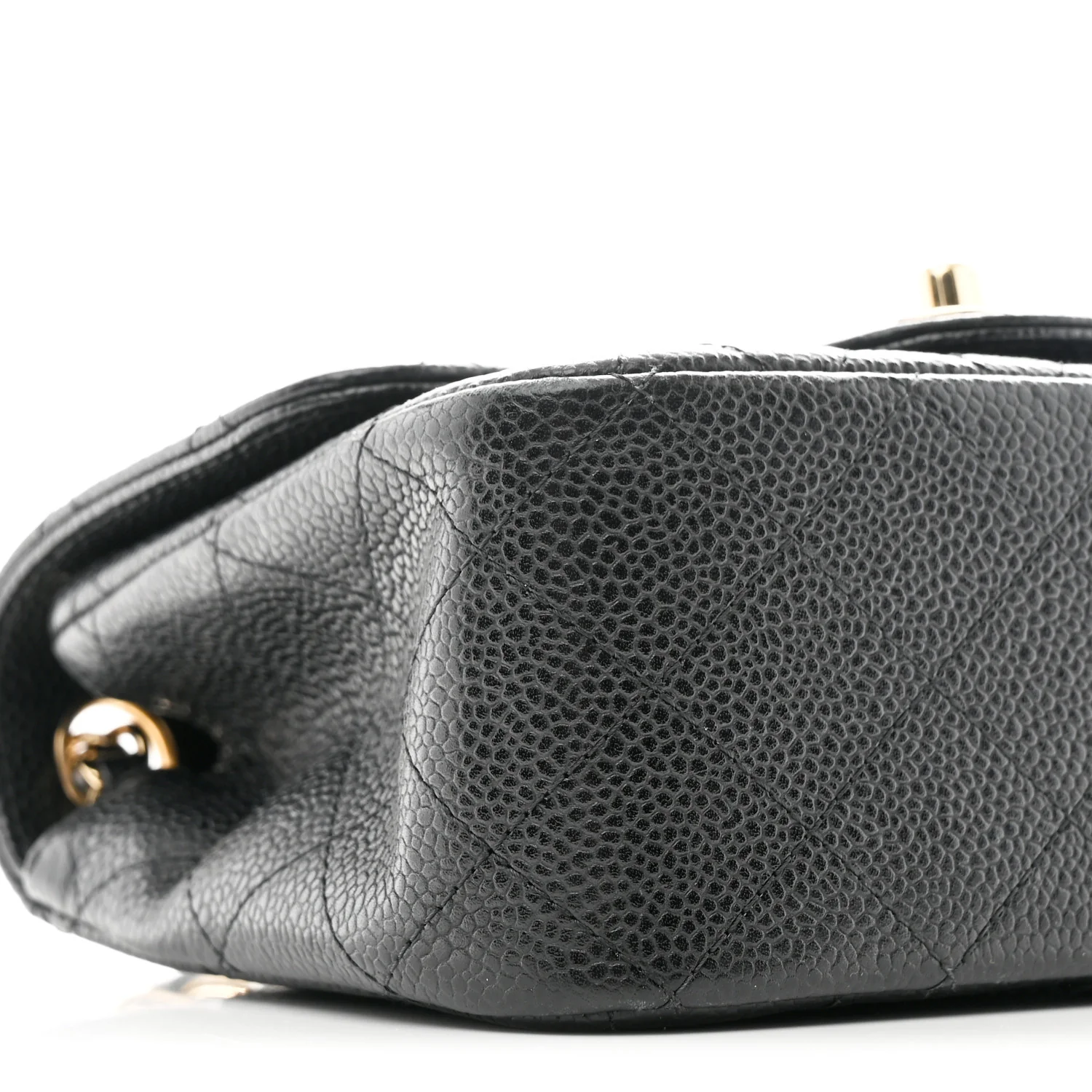 Caviar Quilted Mini Square Flap Black - Image 9