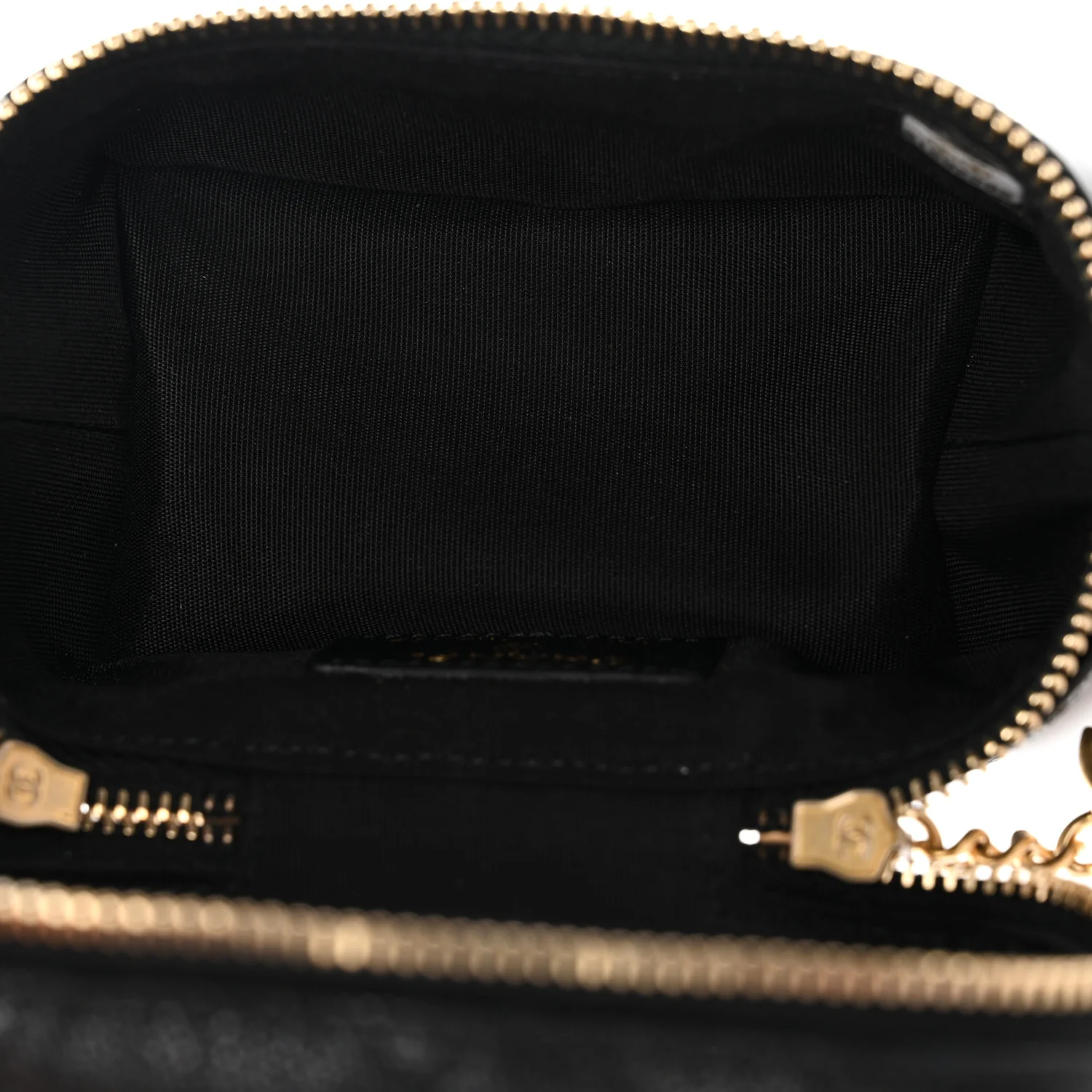 Caviar Quilted Mini Top Handle Vanity With Chain Black - Image 5