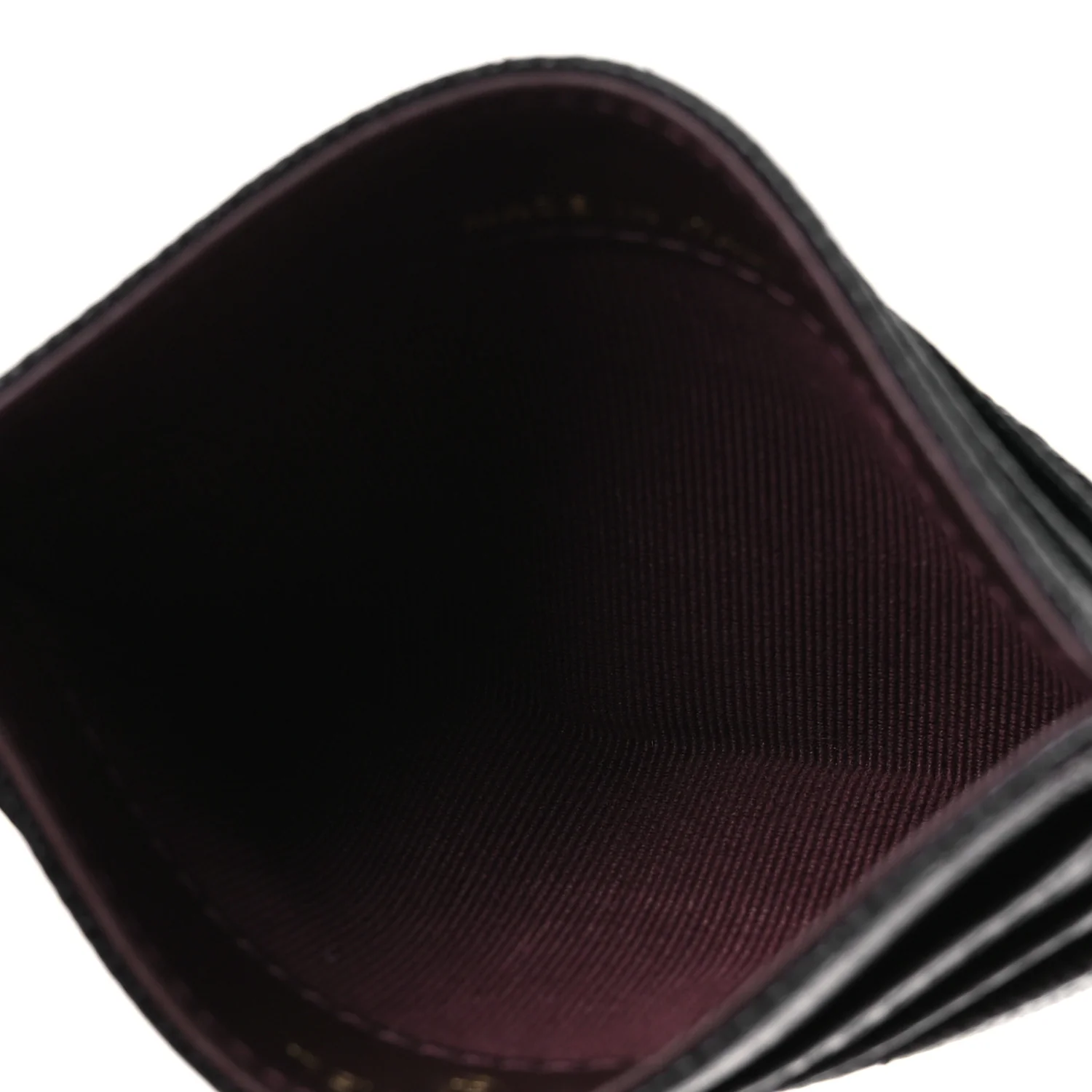 Caviar Quilted Multi Card Holder Black - Image 5