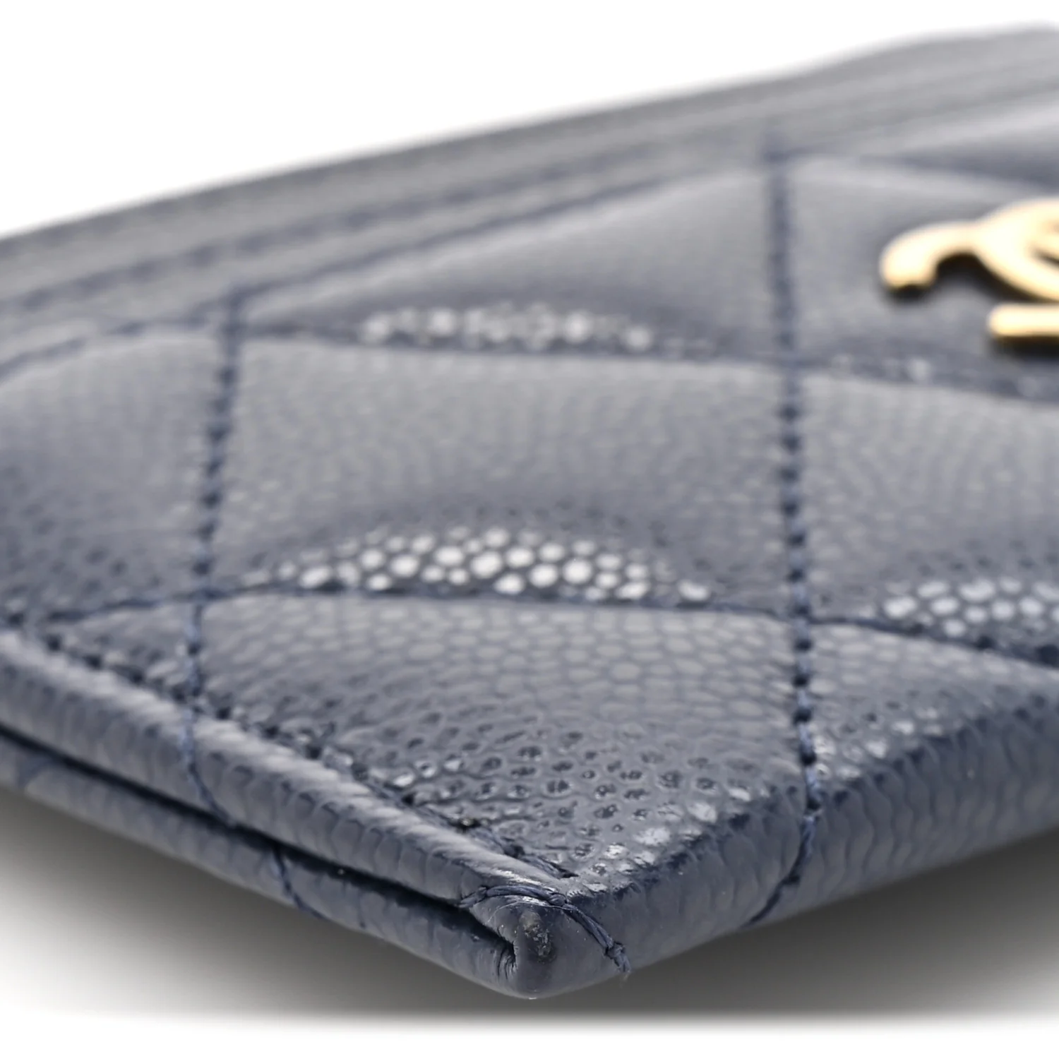 Caviar Quilted Multi Card Holder Navy - Image 20