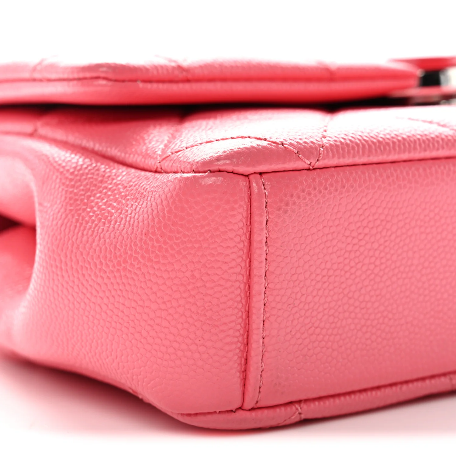 Caviar Quilted My Everything Small Flap Pink - Image 9