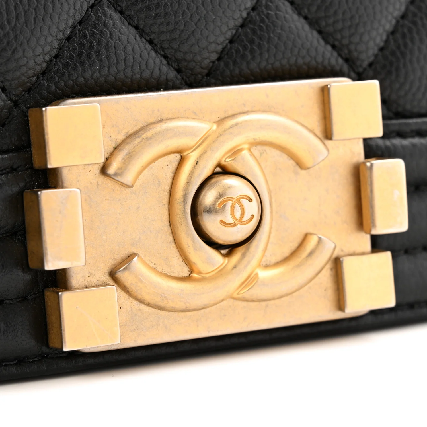 Caviar Quilted New Medium Boy Flap Black - Image 11