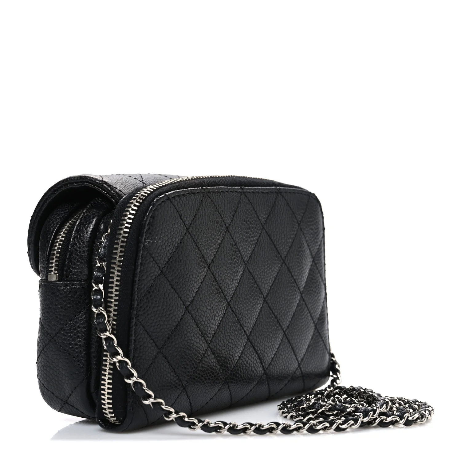 Caviar Quilted New Mini Flap Black - Image 3
