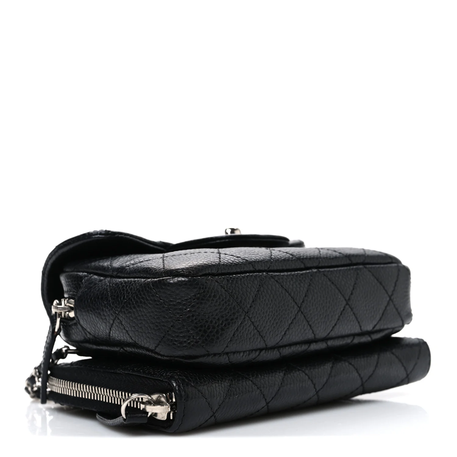 Caviar Quilted New Mini Flap Black - Image 4