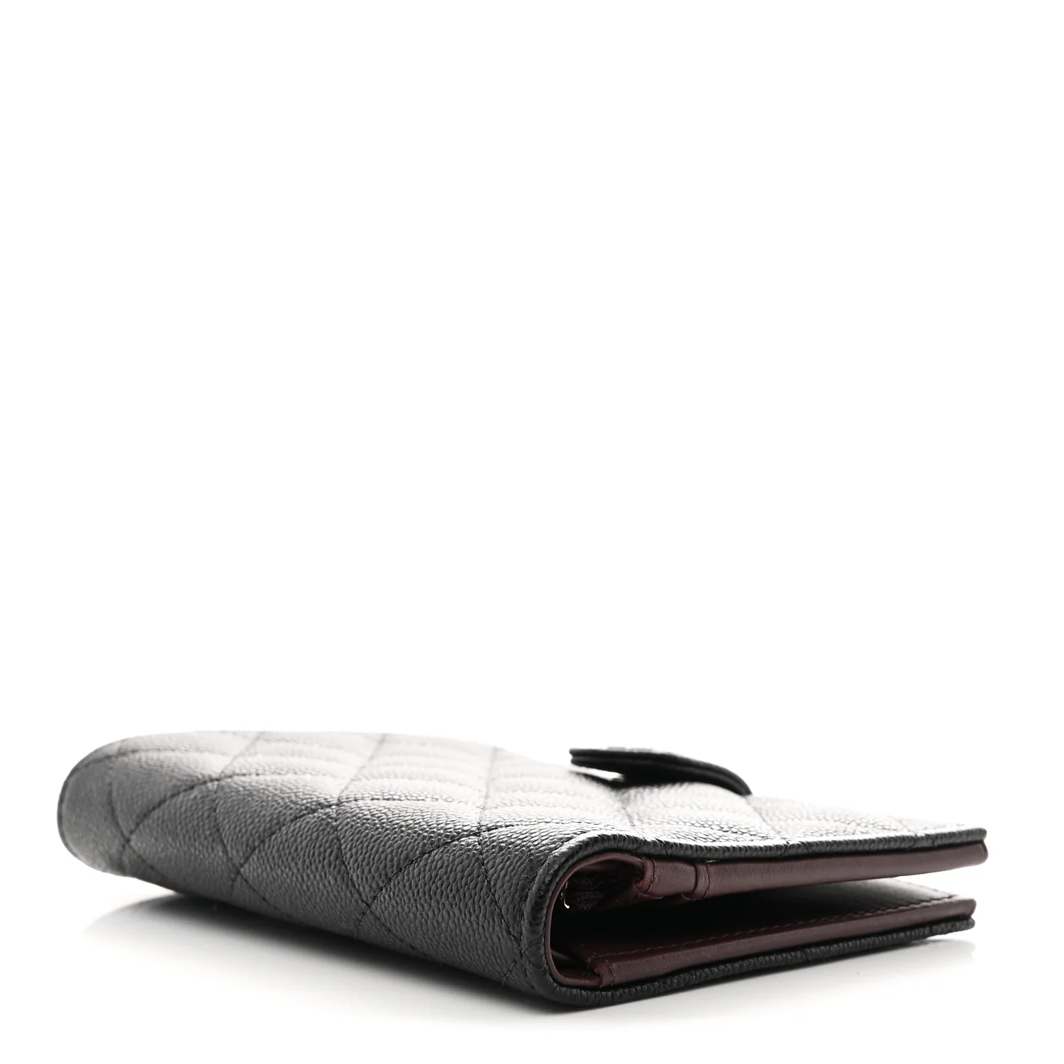 Caviar Quilted Passport Holder Black - Image 4
