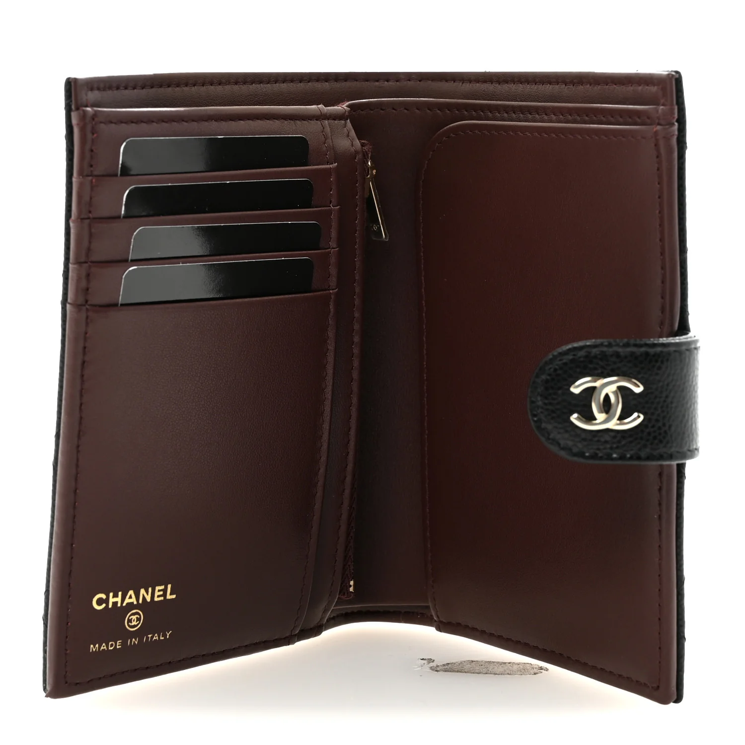 Caviar Quilted Passport Holder Black - Image 5