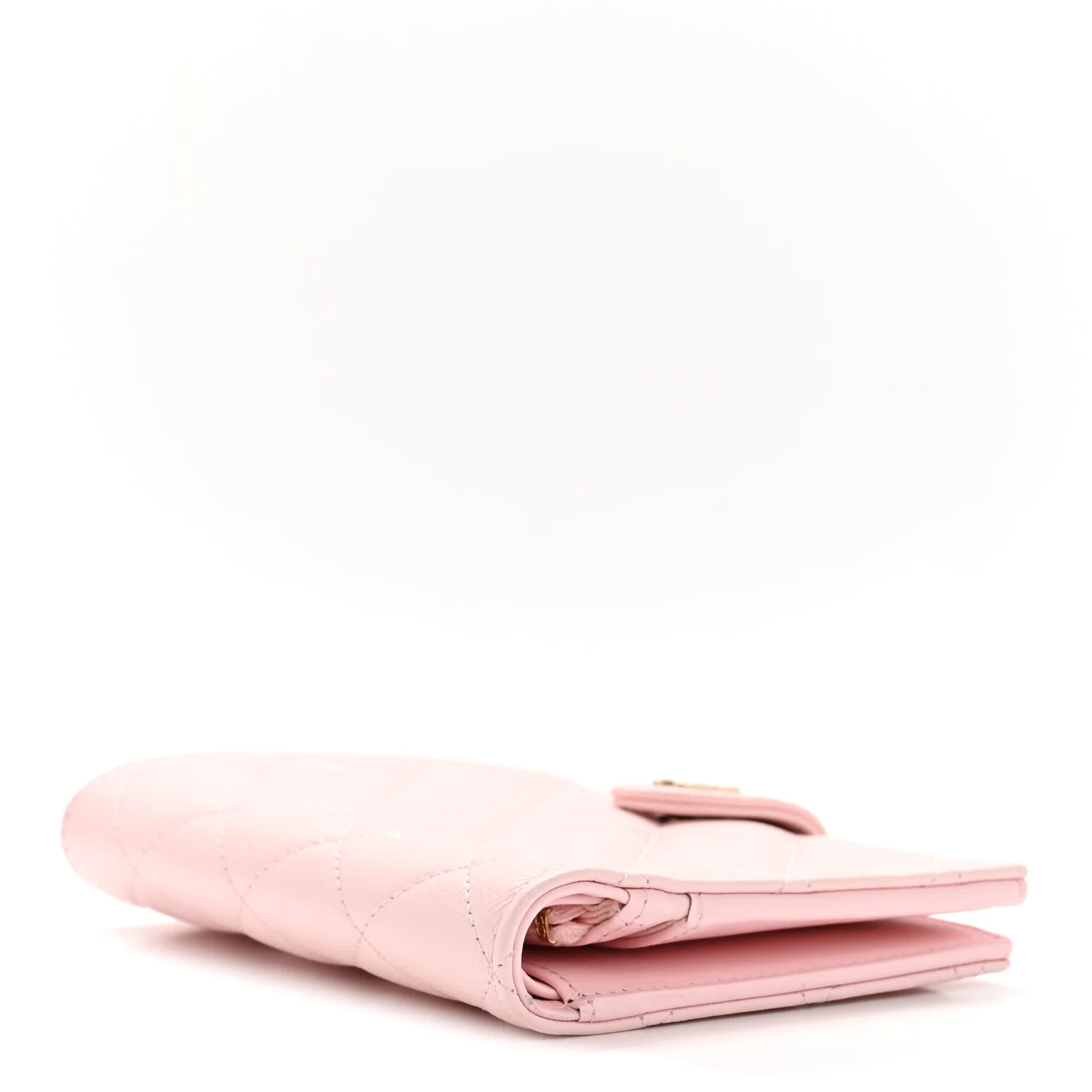 Caviar Quilted Passport Holder Pink - Image 4
