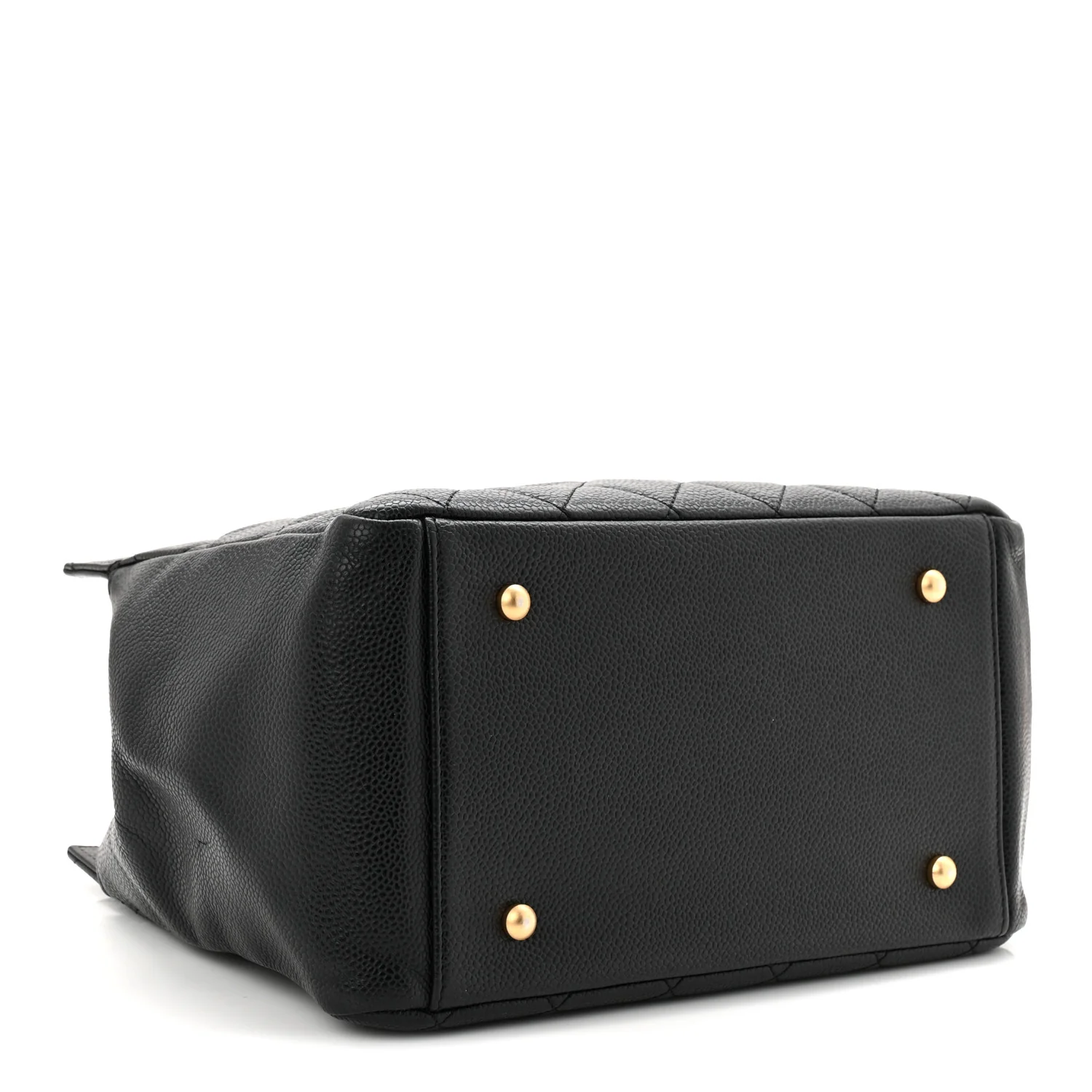Caviar Quilted Petit Timeless Tote PTT Black - Image 7