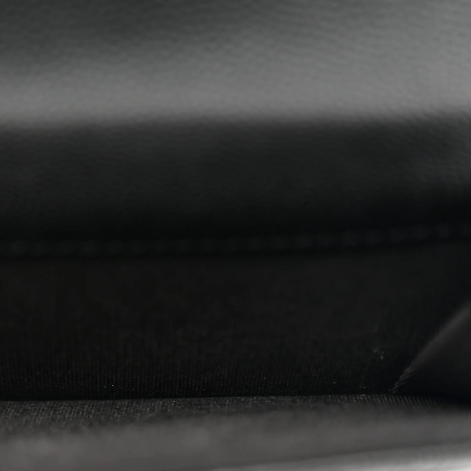 Caviar Quilted Pocket Twins Clutch With Chain Black - Image 6