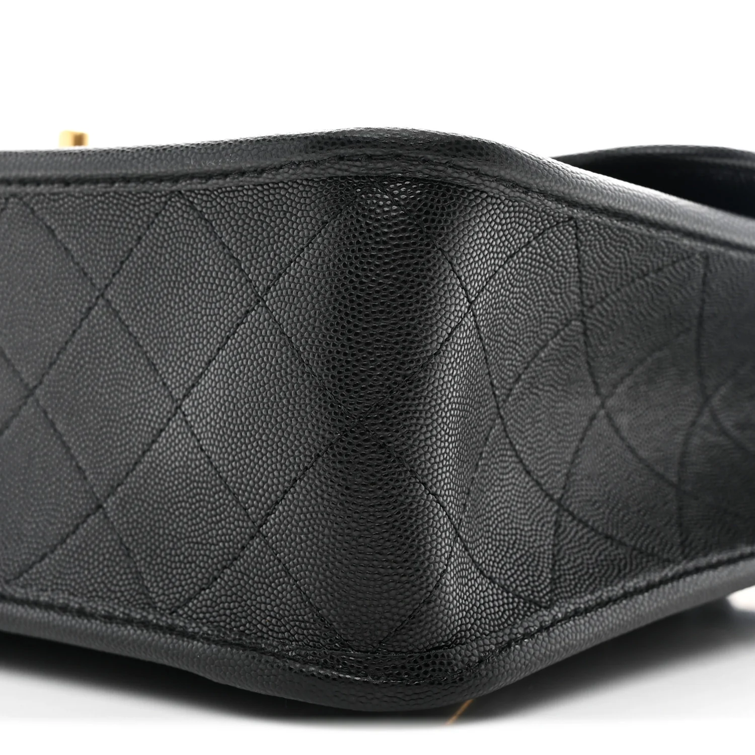 Caviar Quilted School Memory Backpack Black - Image 10