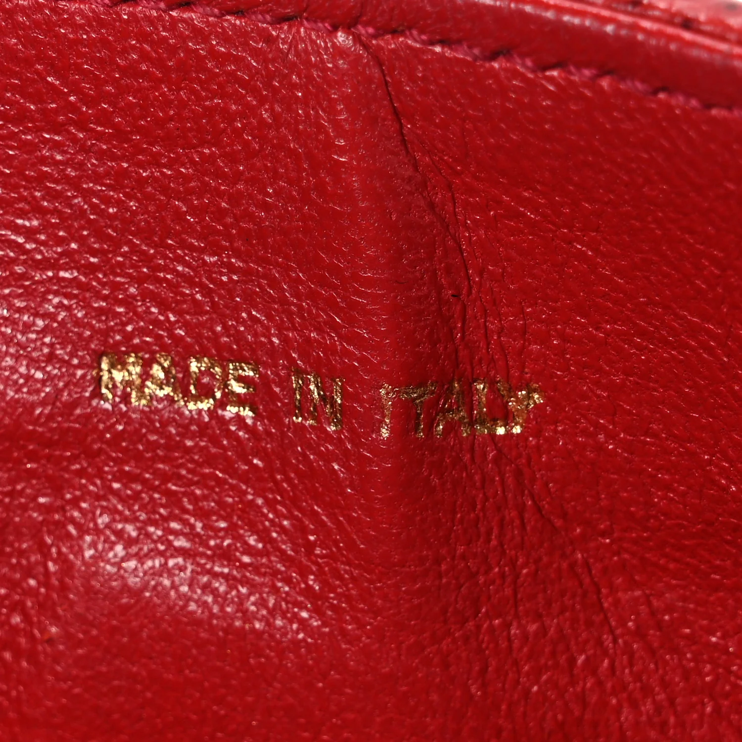 Caviar Quilted Shoulder Bag Red - Image 7
