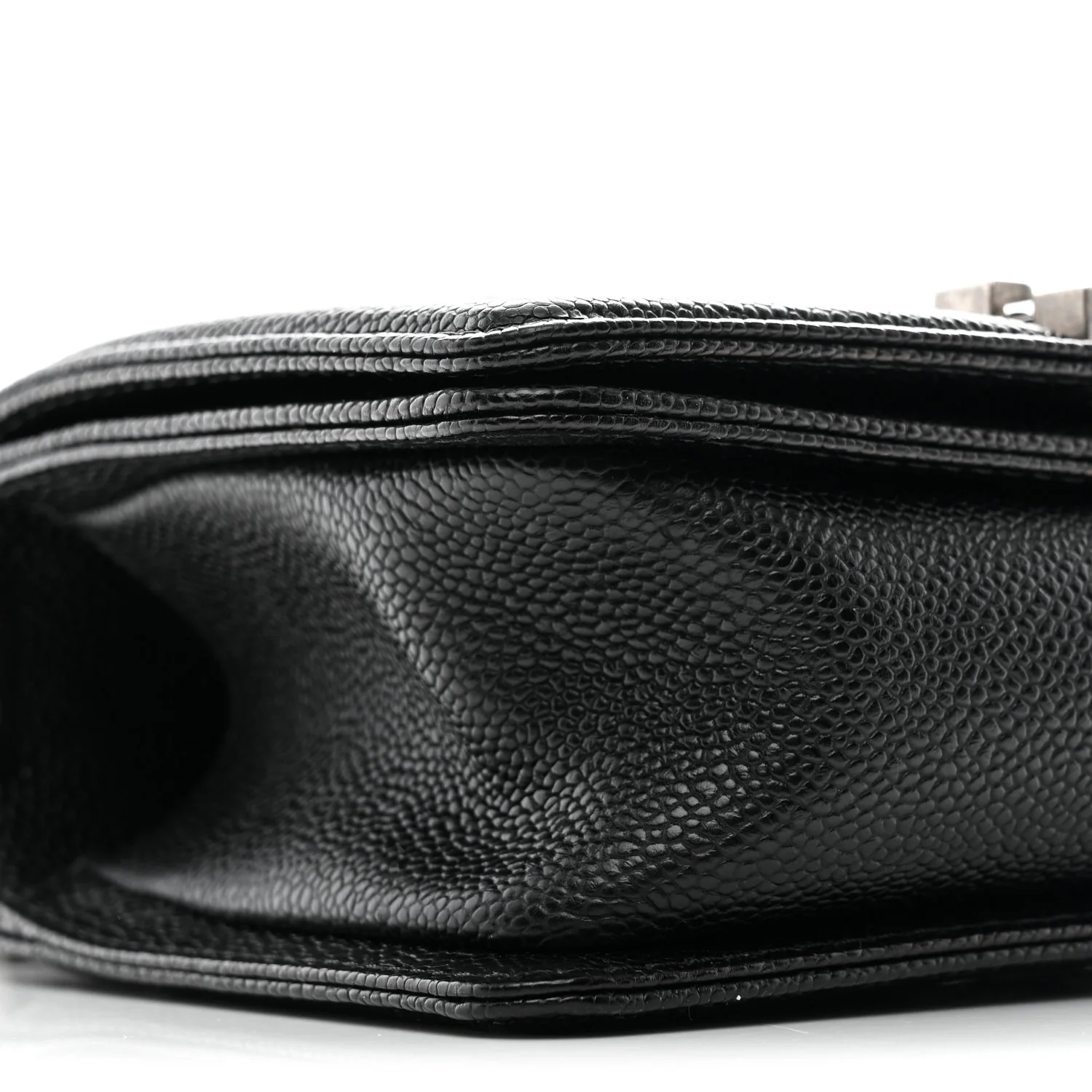 Caviar Quilted Small Boy Flap Black - Image 9