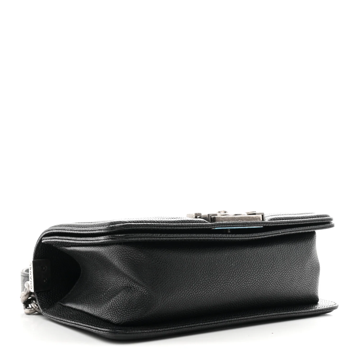 Caviar Quilted Small Boy Flap Black - Image 4