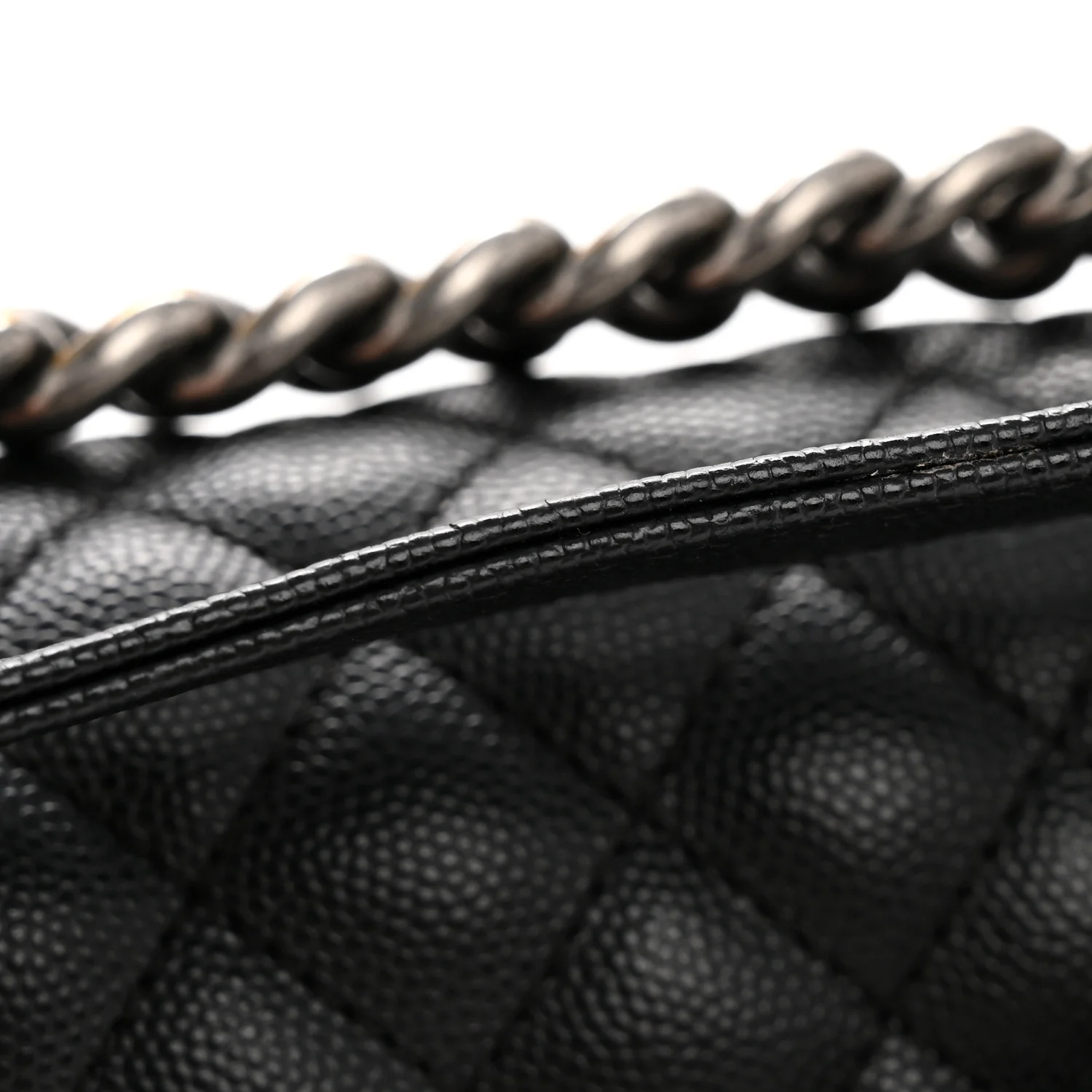 Caviar Quilted Small Boy Flap Black - Image 12