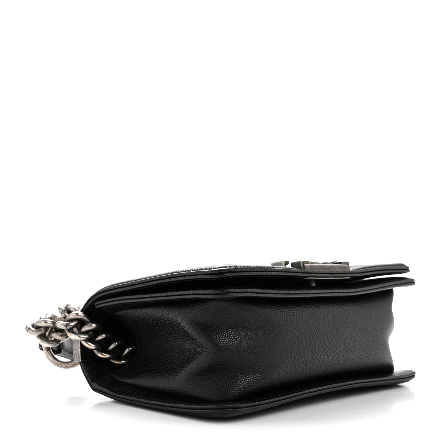 Caviar Quilted Small Boy Flap Black - Image 4
