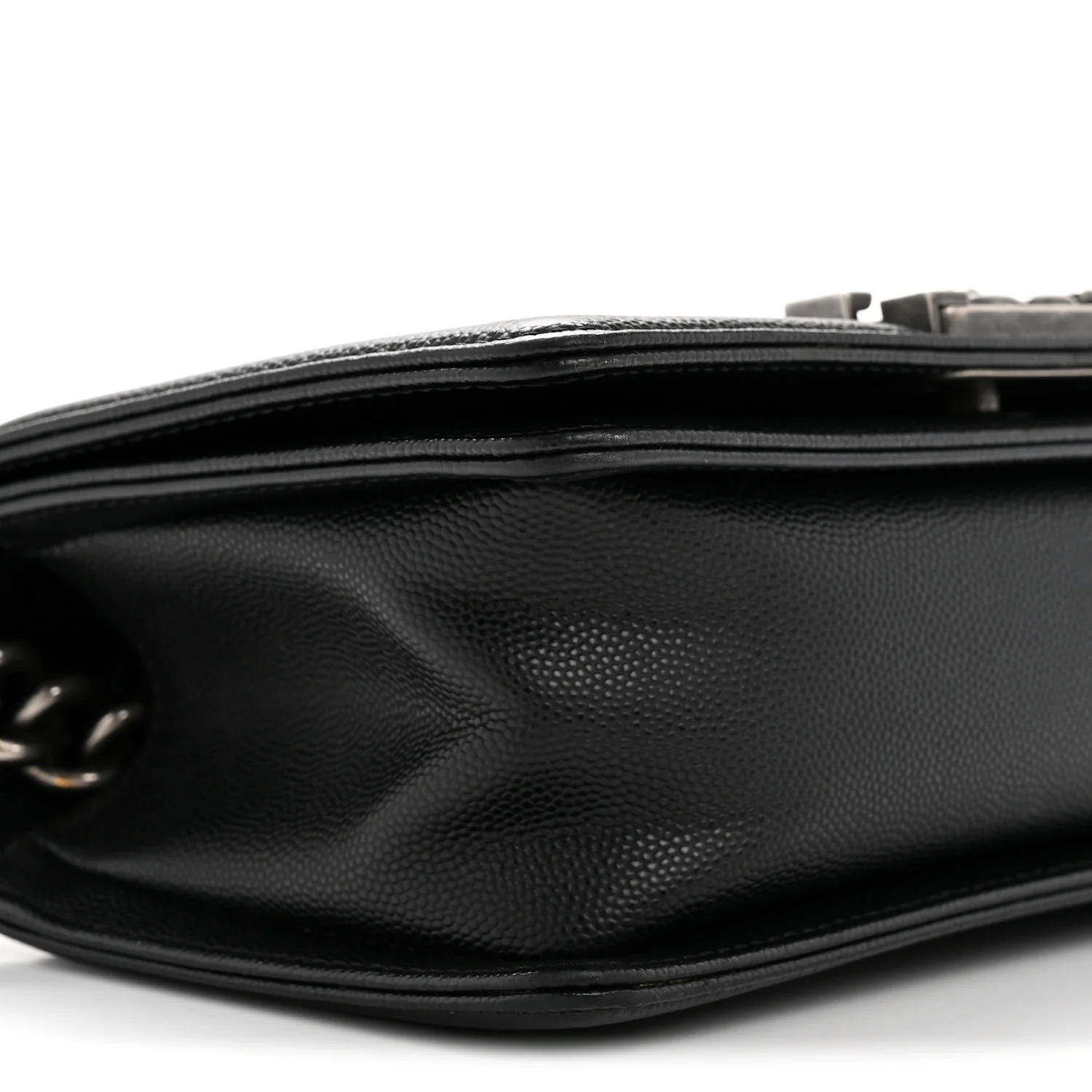 Caviar Quilted Small Boy Flap Black - Image 9