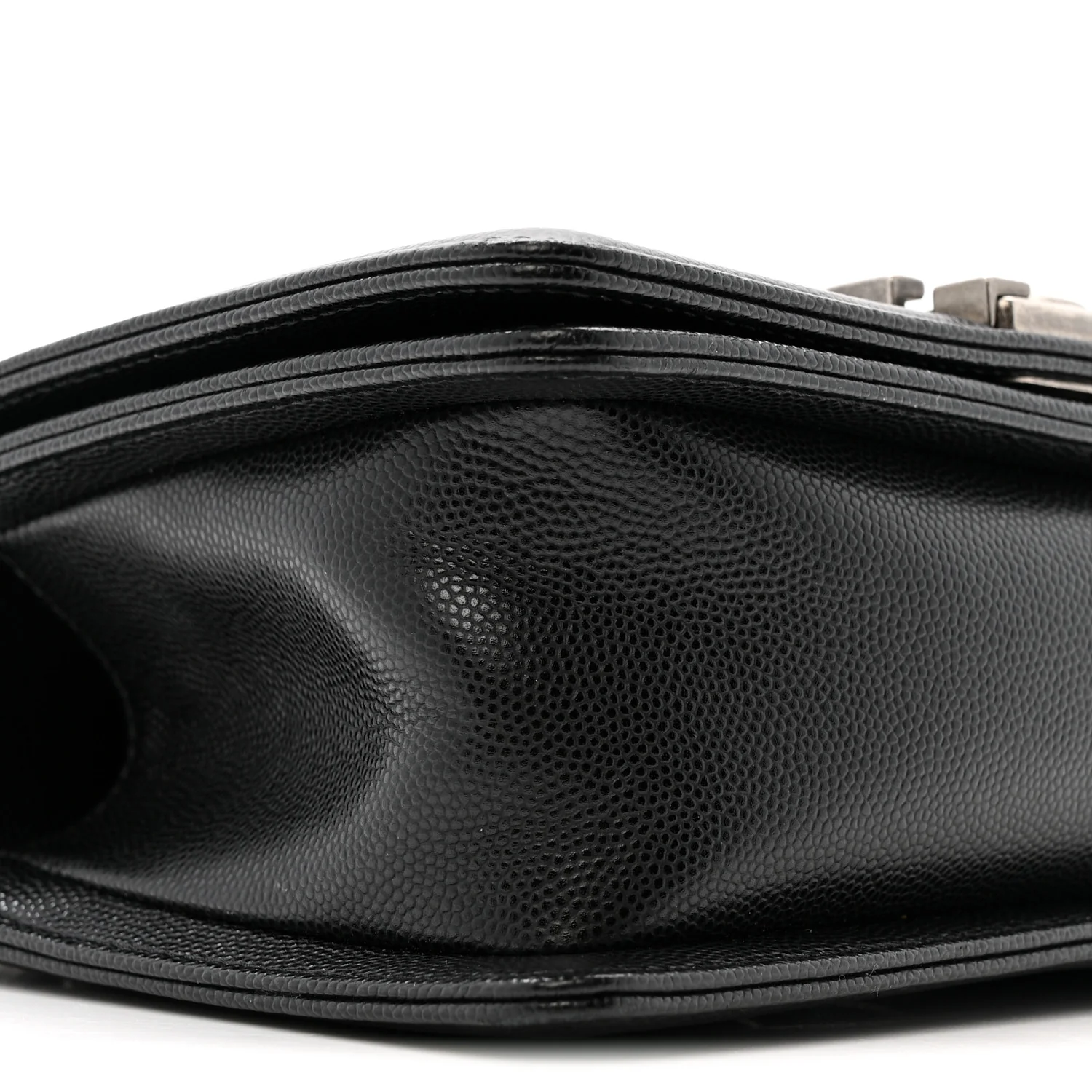Caviar Quilted Small Boy Flap Black - Image 8