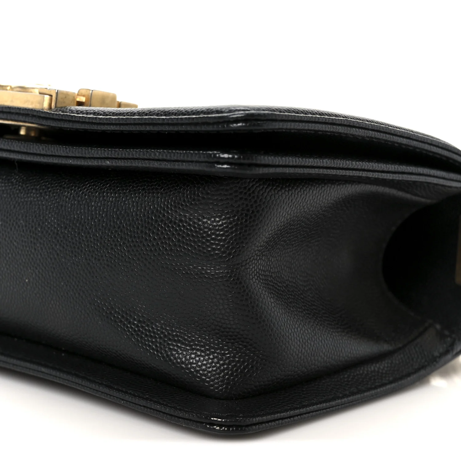 Caviar Quilted Small Boy Flap Black - Image 10