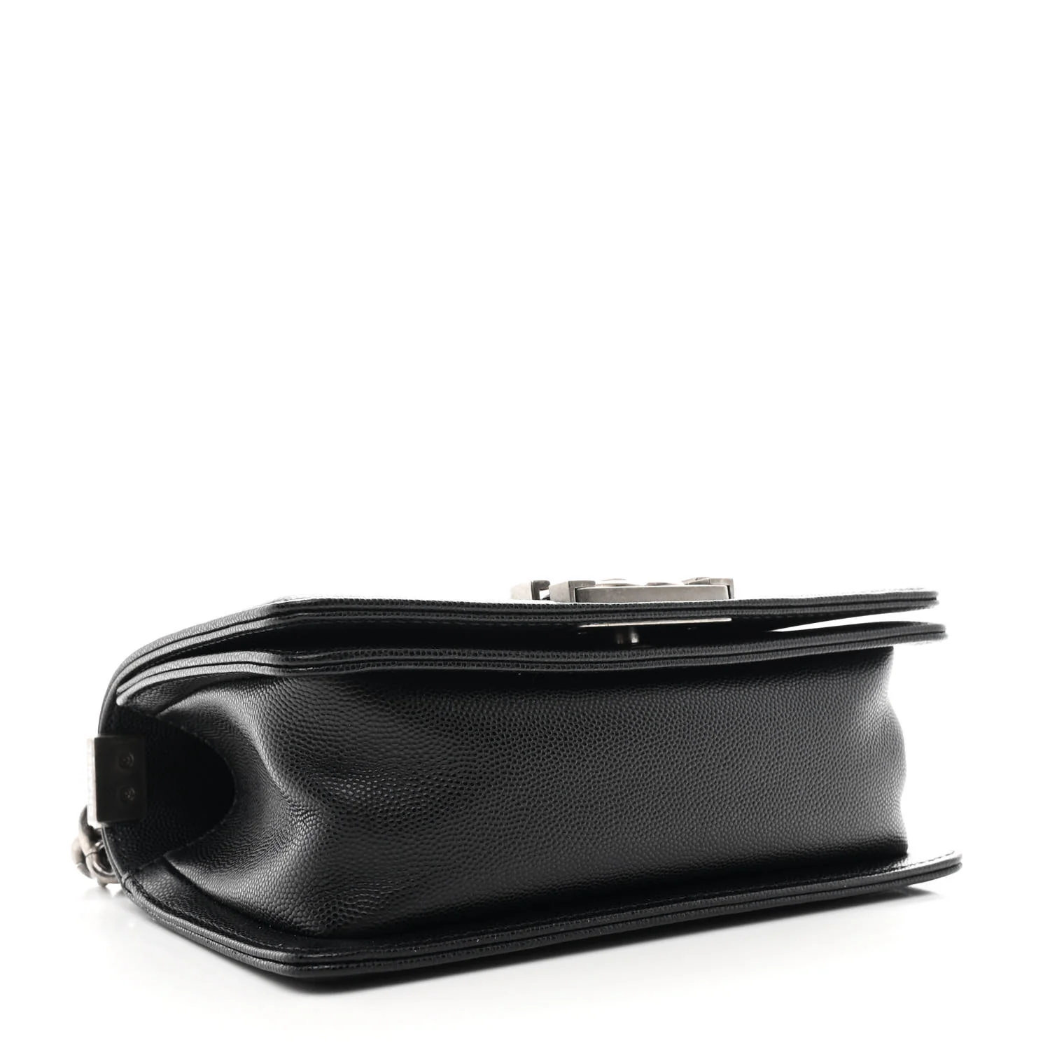 Caviar Quilted Small Boy Flap Black - Image 4