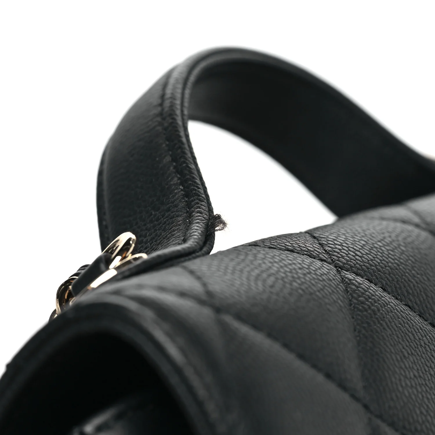 Caviar Quilted Small Business Affinity Flap Black - Image 11
