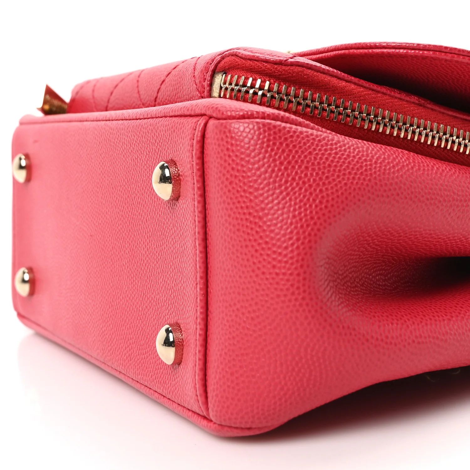 Caviar Quilted Small Business Affinity Flap Pink - Image 10