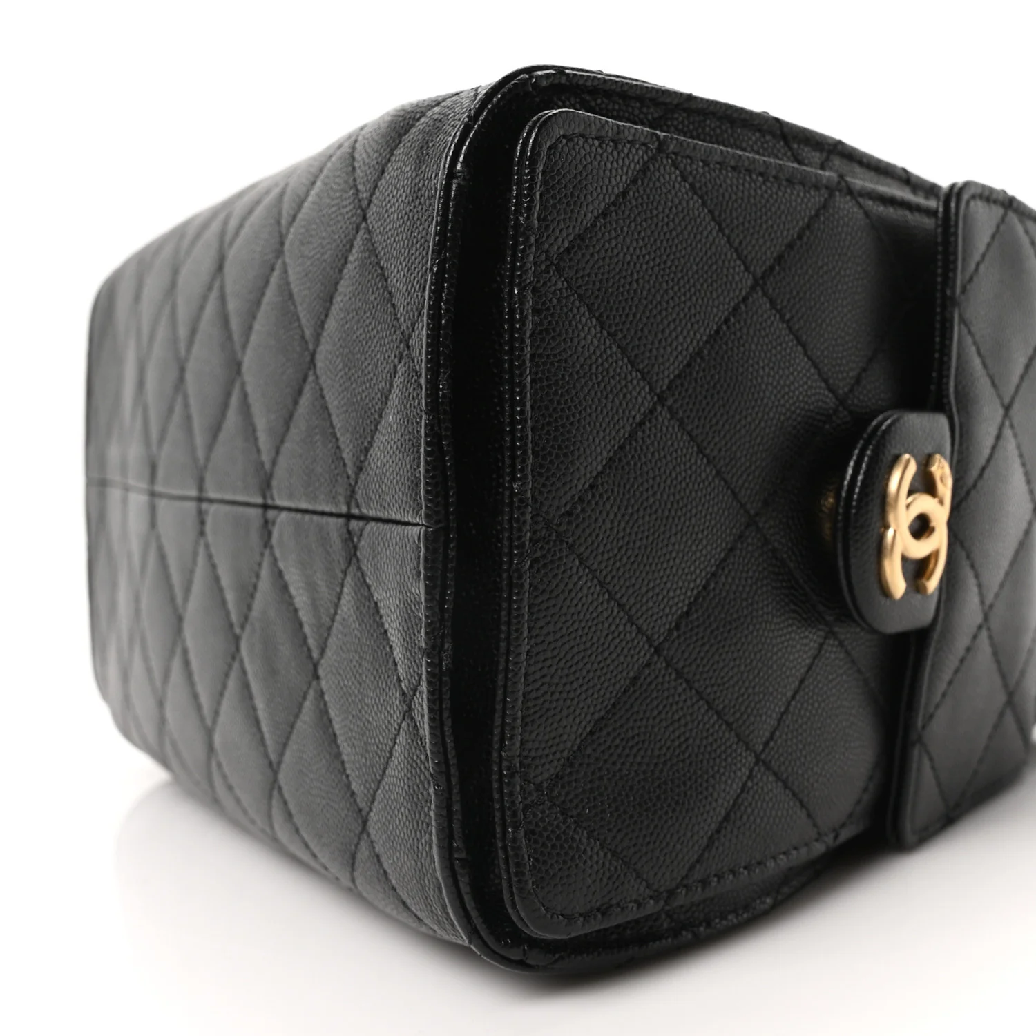 Caviar Quilted Small Chanel 25 Handbag Black - Image 10