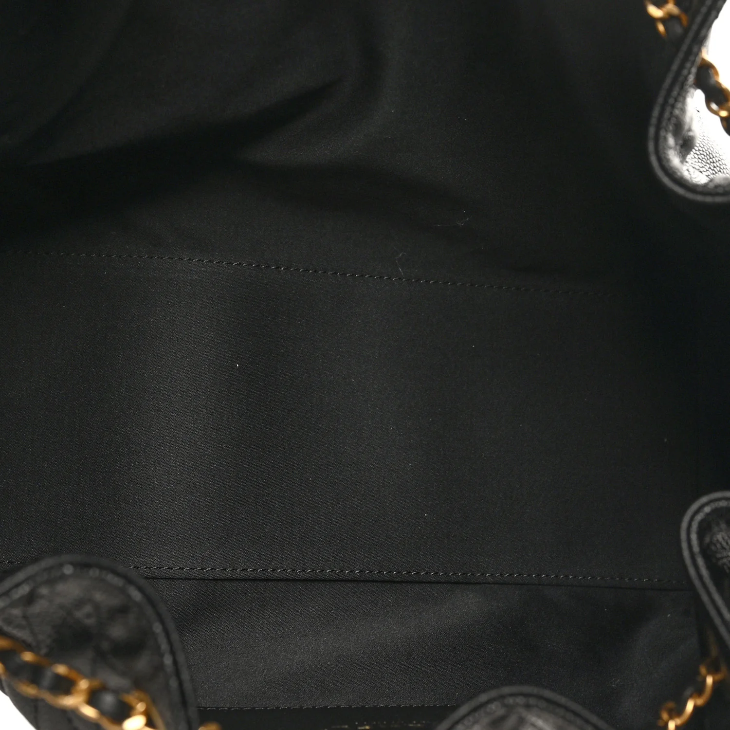 Caviar Quilted Small Chanel 25 Handbag Black - Image 5