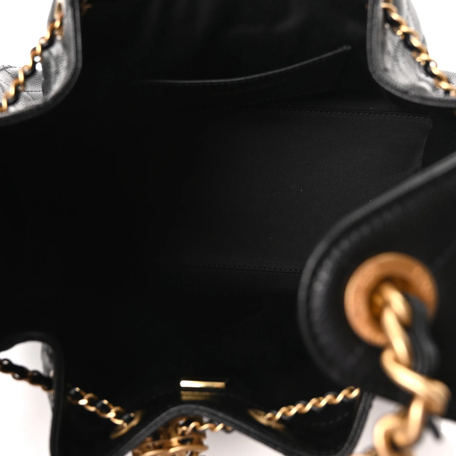 Caviar Quilted Small Chanel 25 Handbag Black - Image 5
