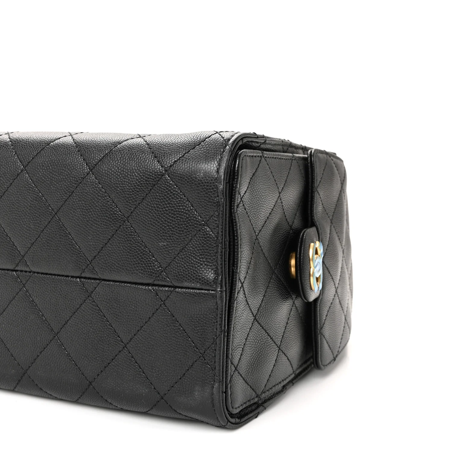 Caviar Quilted Small Chanel 25 Handbag Black - Image 16
