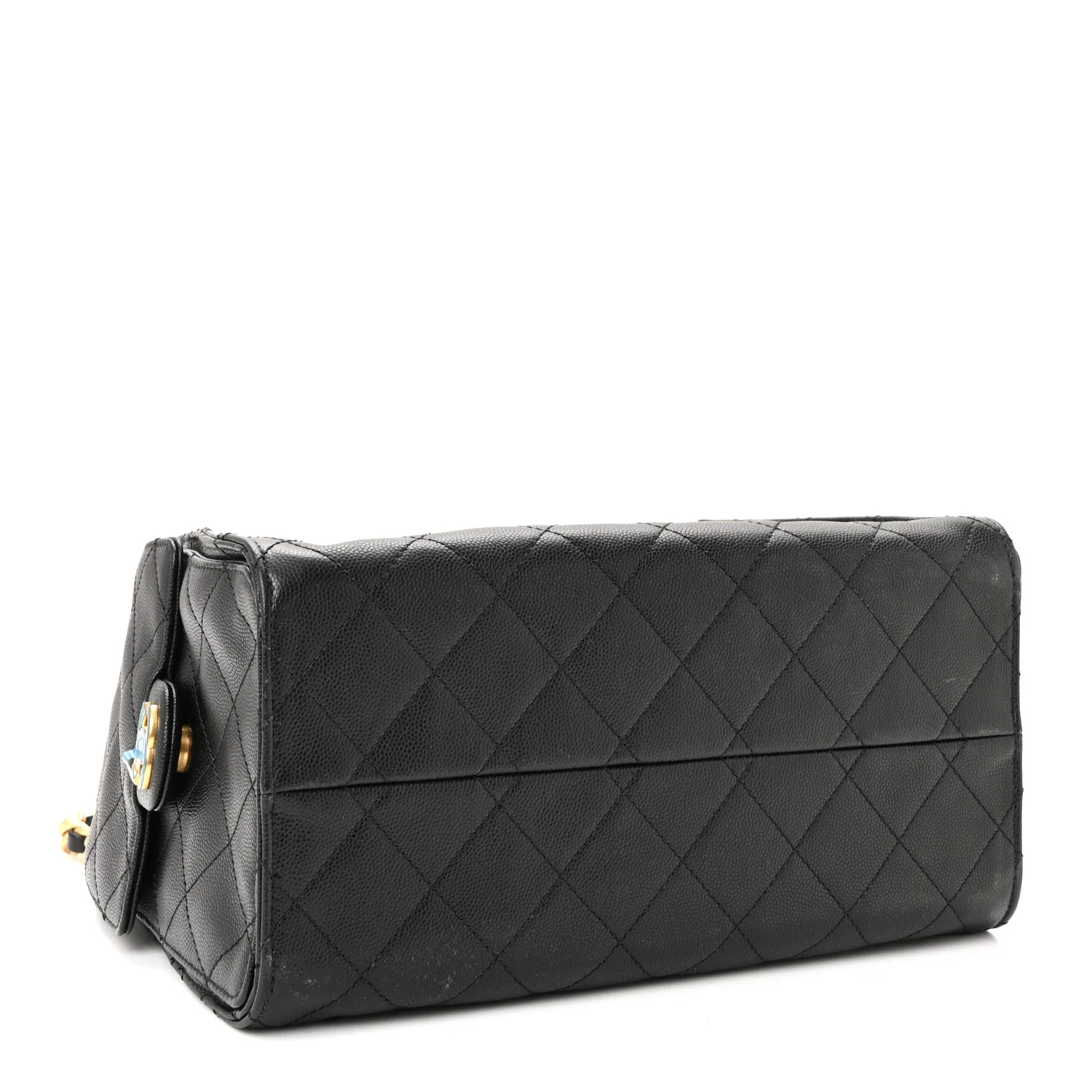 Caviar Quilted Small Chanel 25 Handbag Black - Image 7
