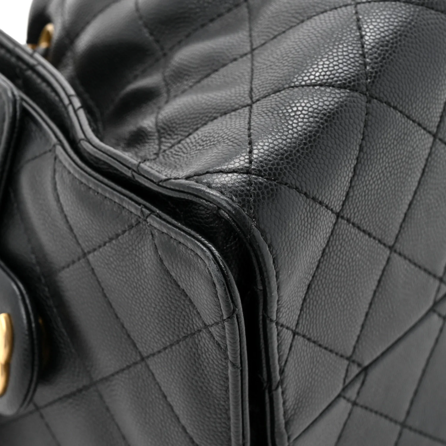 Caviar Quilted Small Chanel 25 Handbag Black - Image 11