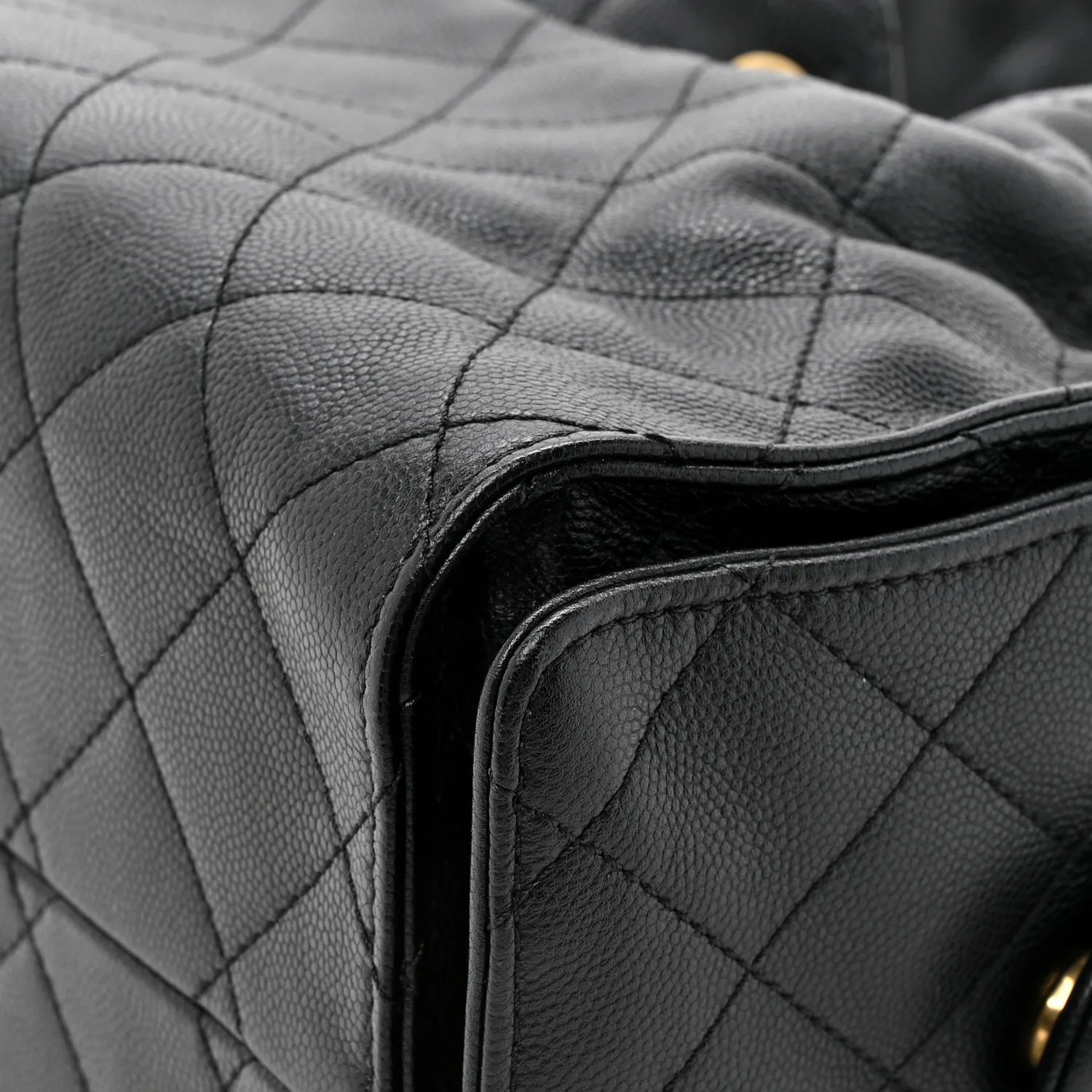 Caviar Quilted Small Chanel 25 Handbag Black - Image 14