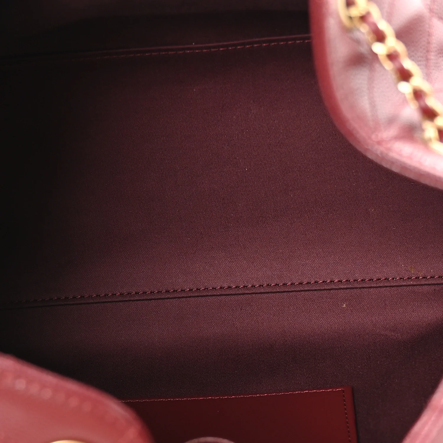 Caviar Quilted Small Chanel 25 Handbag Burgundy - Image 5