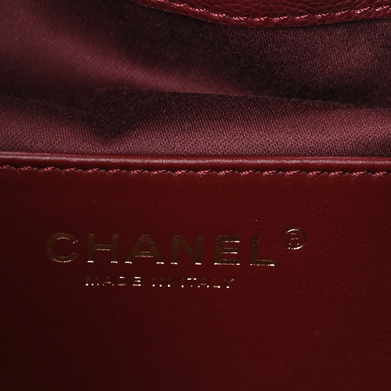 Caviar Quilted Small Chanel 25 Handbag Burgundy - Image 6