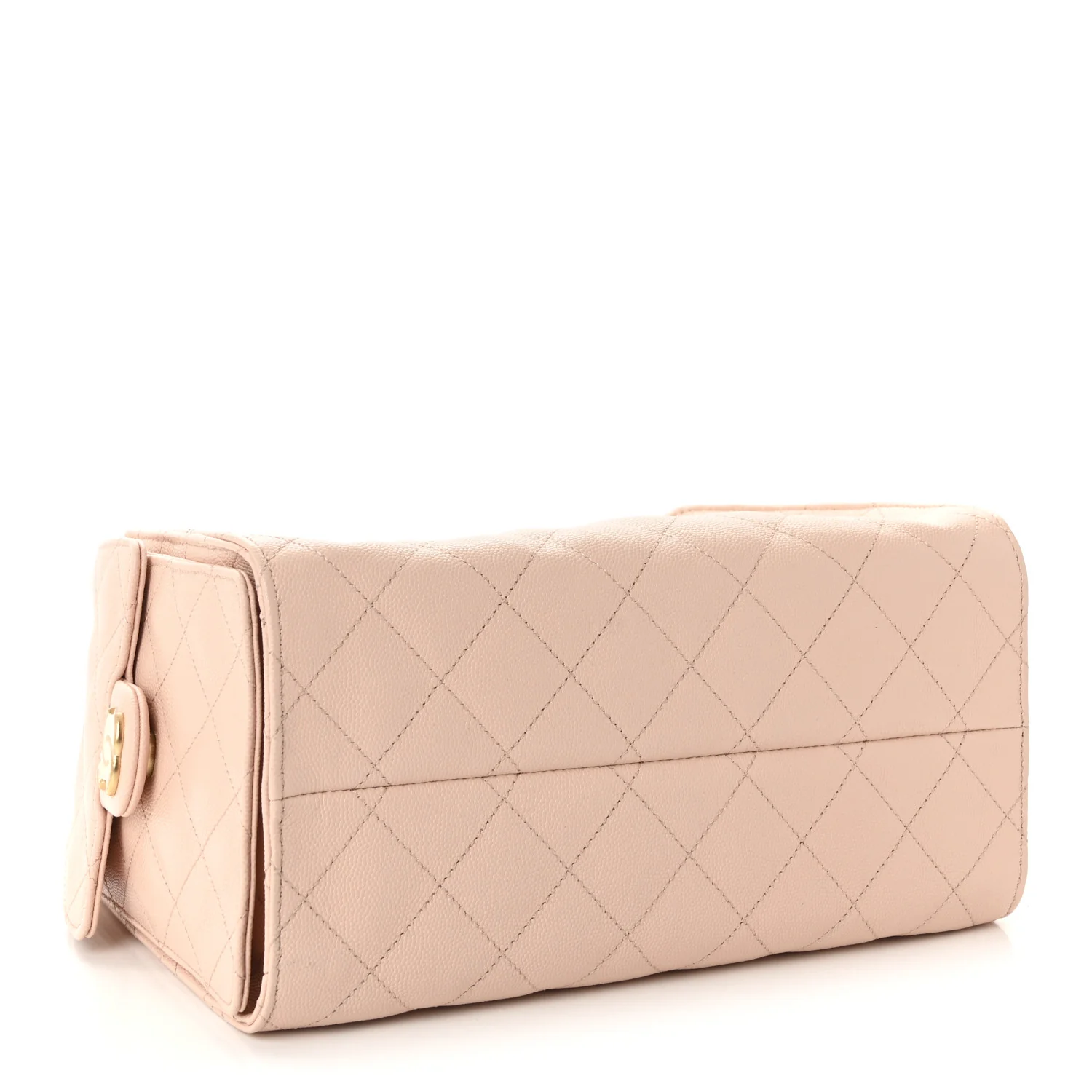 Caviar Quilted Small Chanel 25 Handbag Light Pink - Image 4