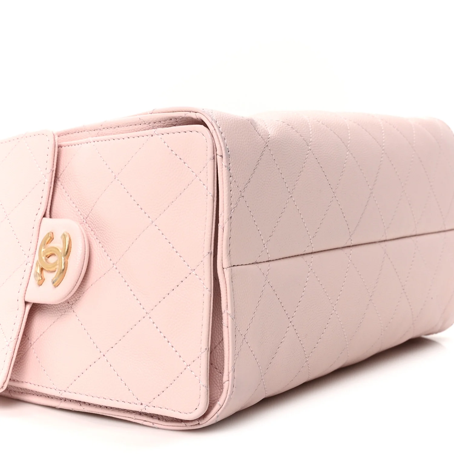 Caviar Quilted Small Chanel 25 Handbag Light Pink - Image 16