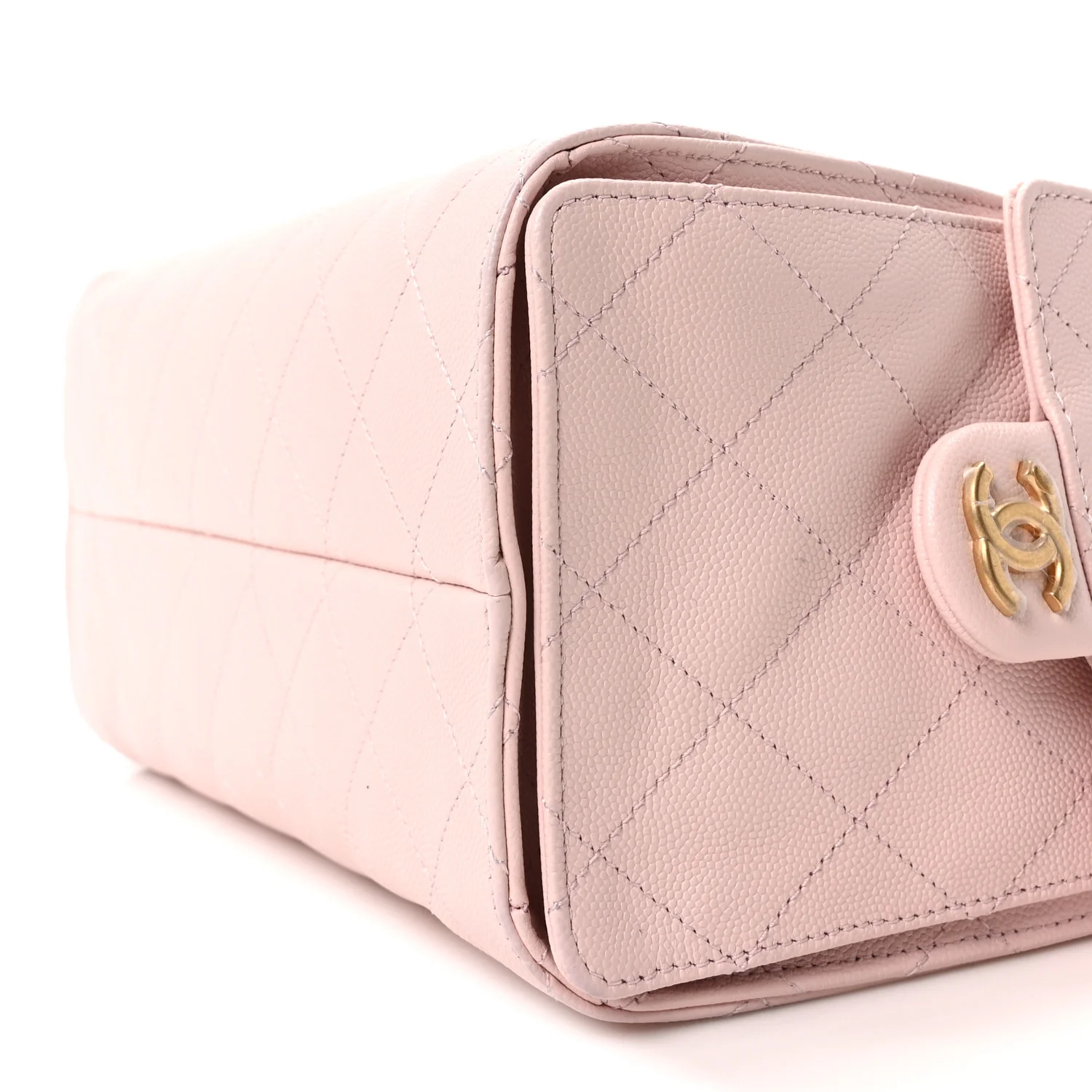 Caviar Quilted Small Chanel 25 Handbag Light Pink - Image 18