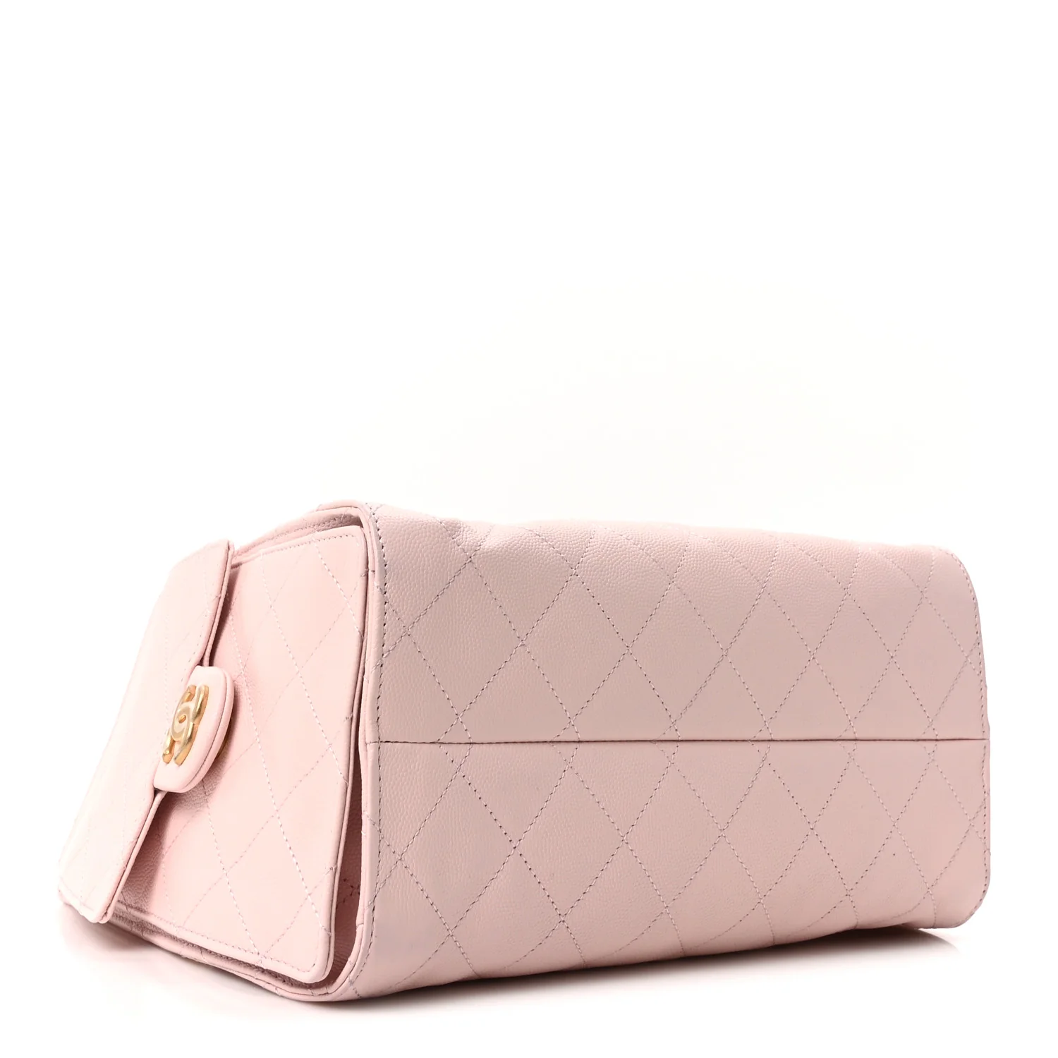 Caviar Quilted Small Chanel 25 Handbag Light Pink - Image 6