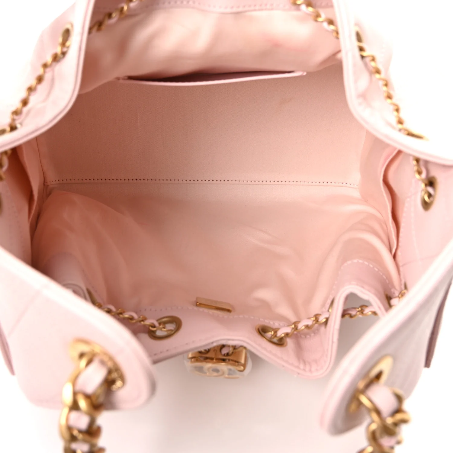 Caviar Quilted Small Chanel 25 Handbag Light Pink - Image 8