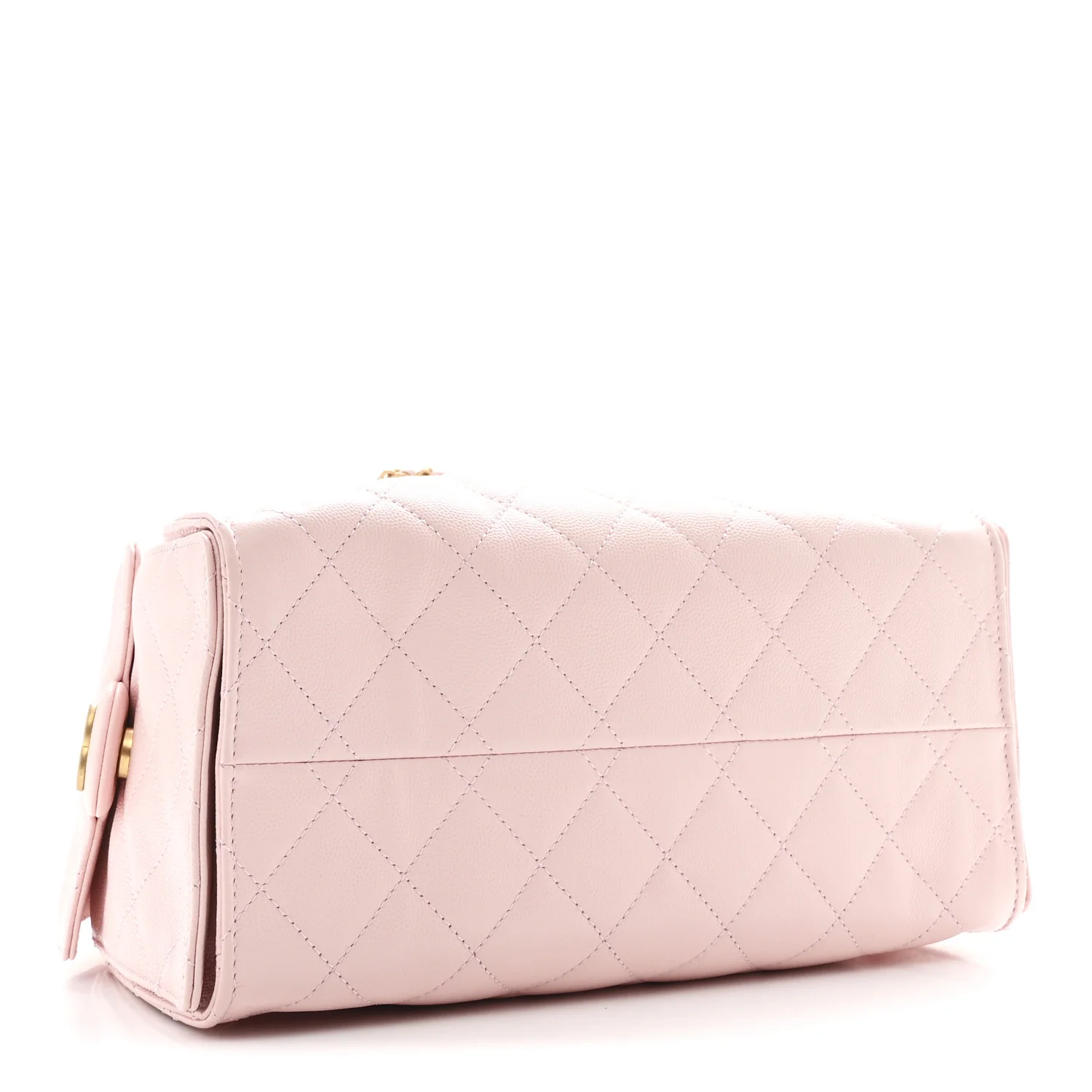Caviar Quilted Small Chanel 25 Handbag Light Pink - Image 4