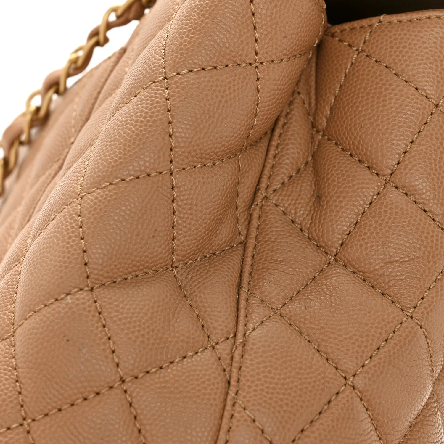 Caviar Quilted Small Coco Chain Handle Flap Brown - Image 16