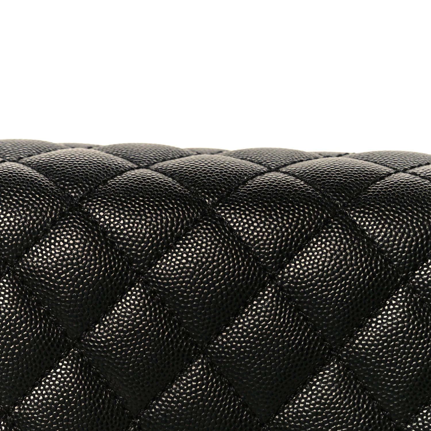Caviar Quilted Small Coco Handle Flap Black - Image 8