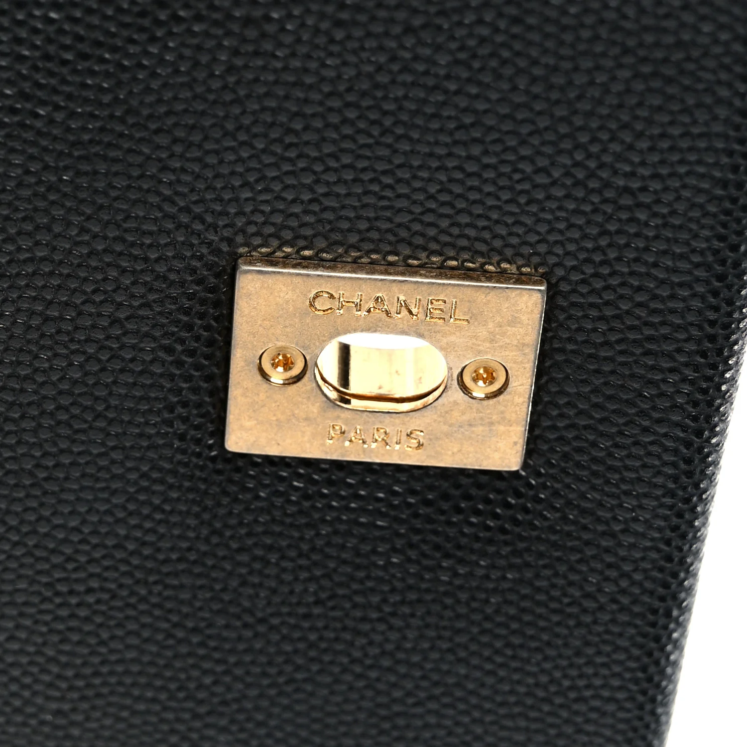 Caviar Quilted Small Coco Handle Flap Black - Image 7