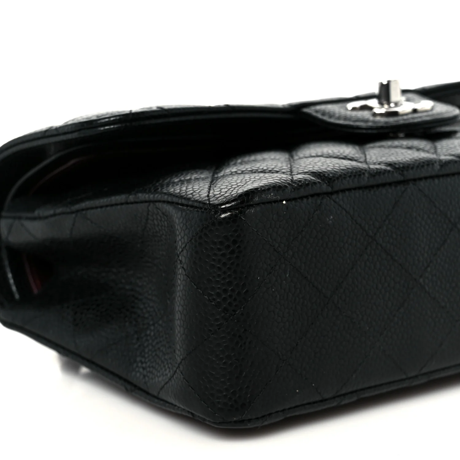 Caviar Quilted Small Double Flap Black - Image 10