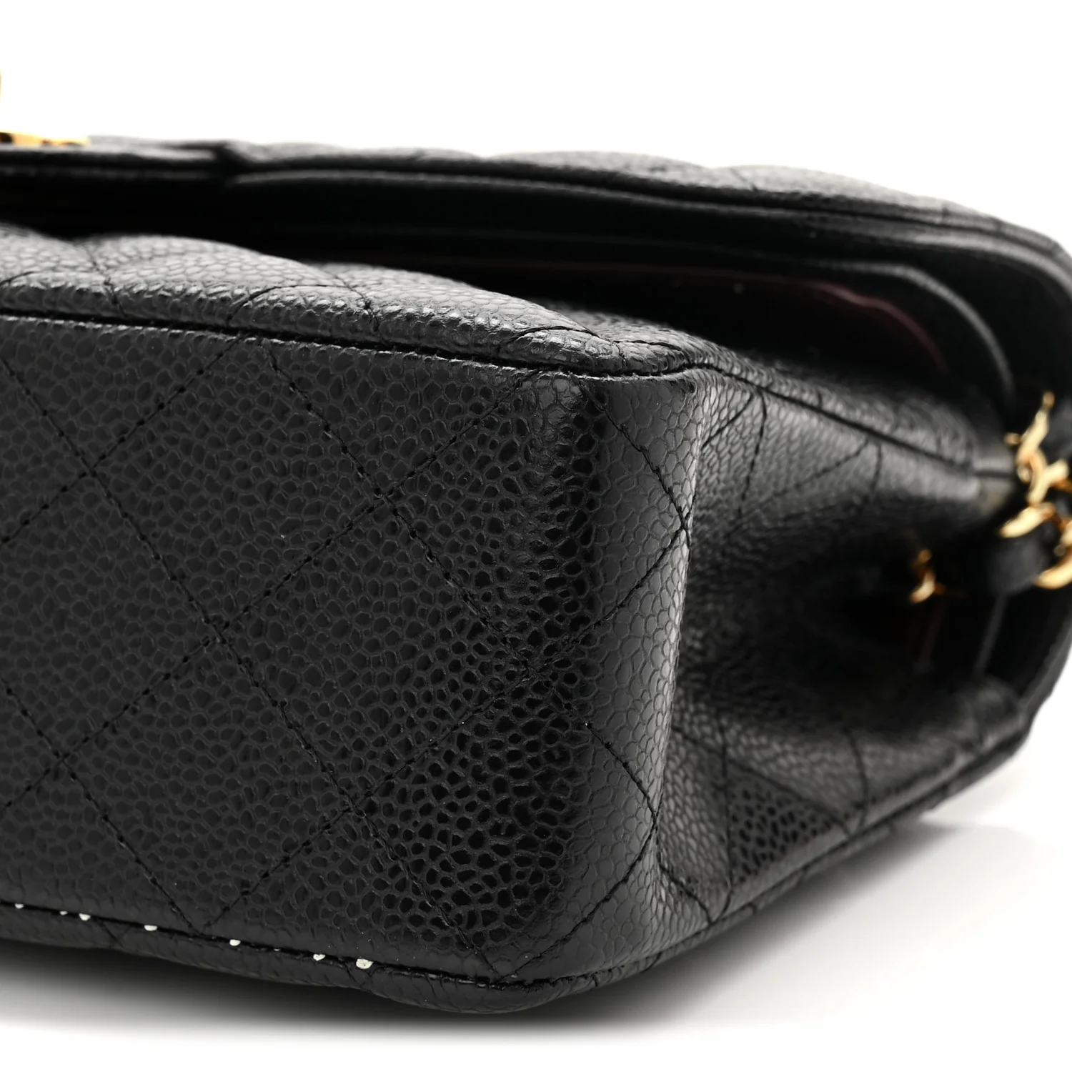 Caviar Quilted Small Double Flap Black - Image 10