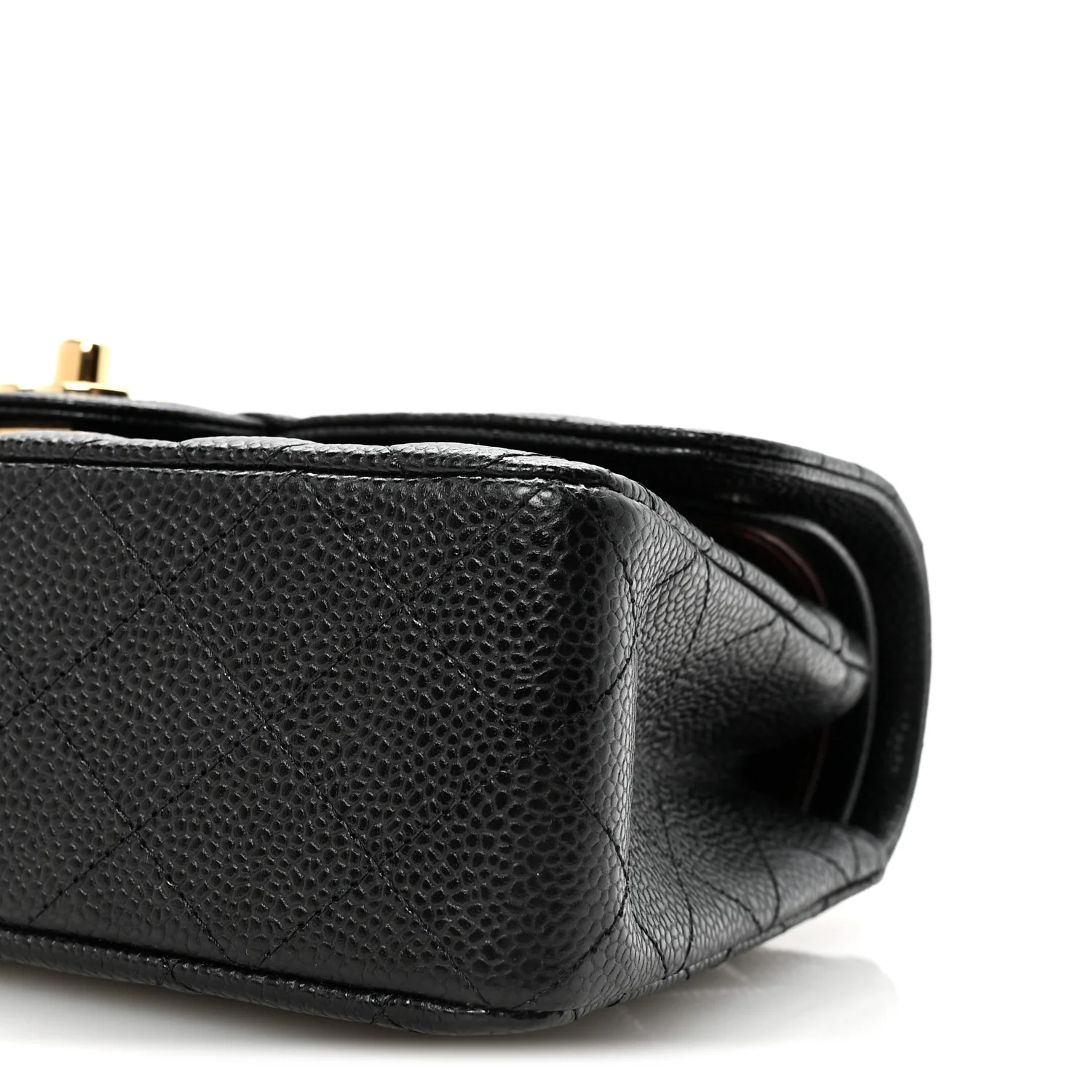 Caviar Quilted Small Double Flap Black - Image 10