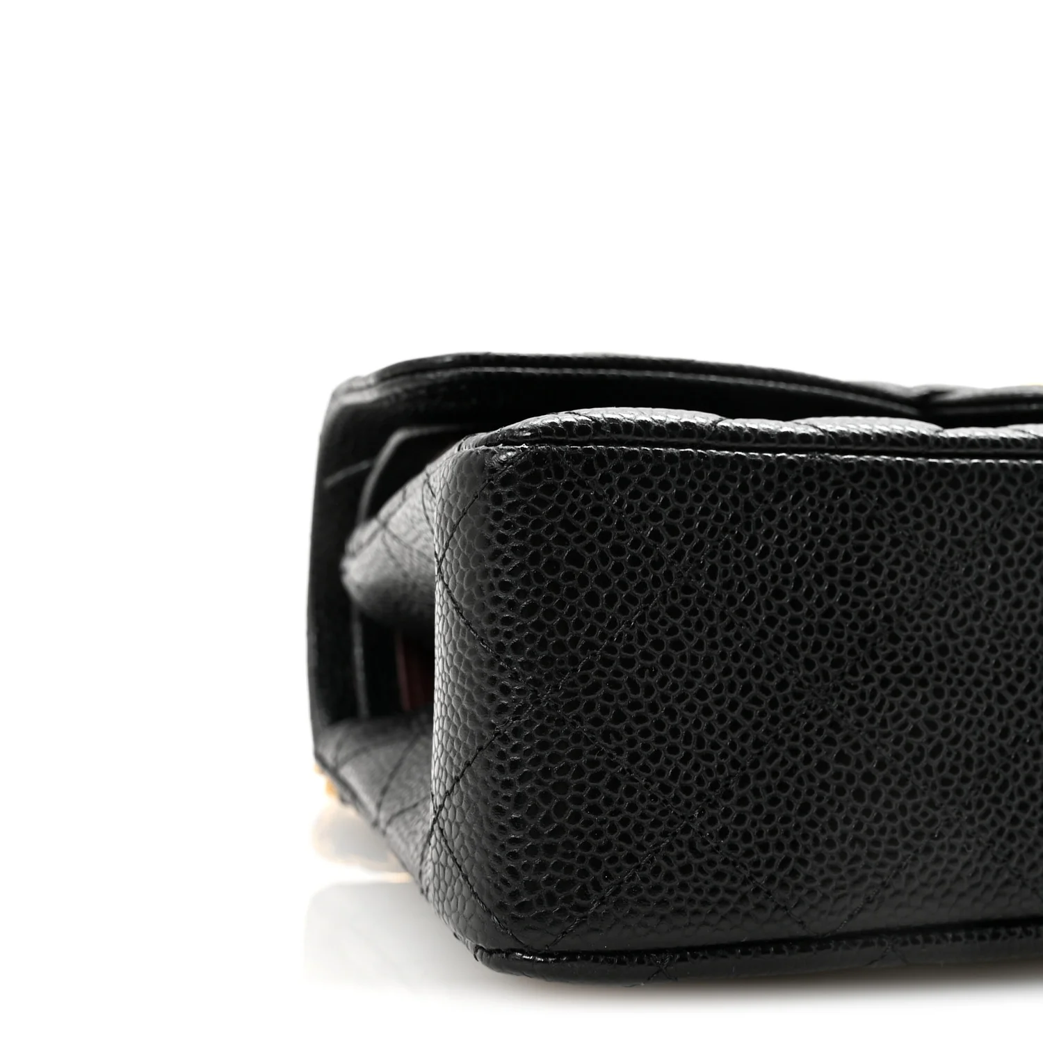 Caviar Quilted Small Double Flap Black - Image 9